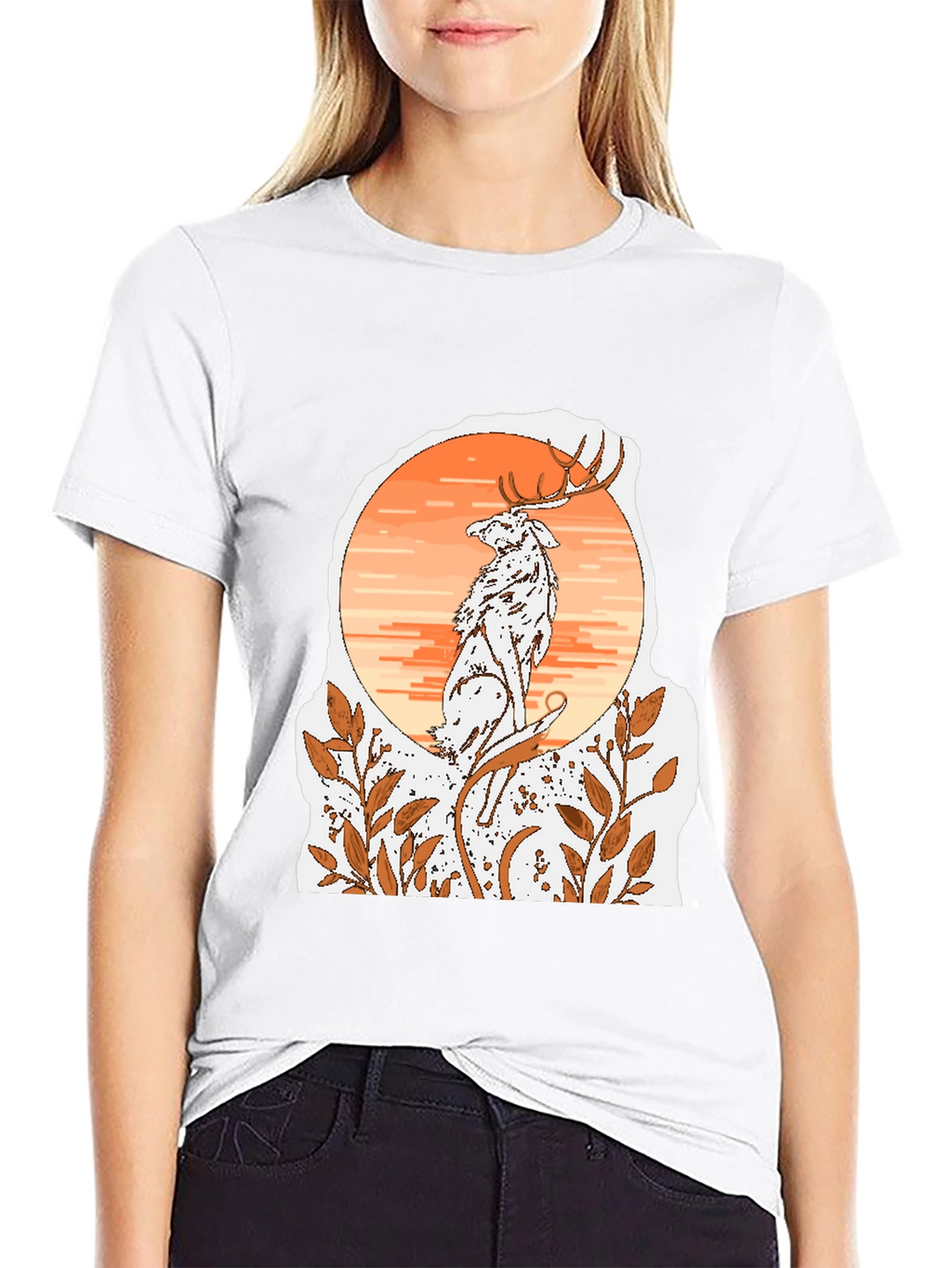 Deer & Wolf Graphic Tee