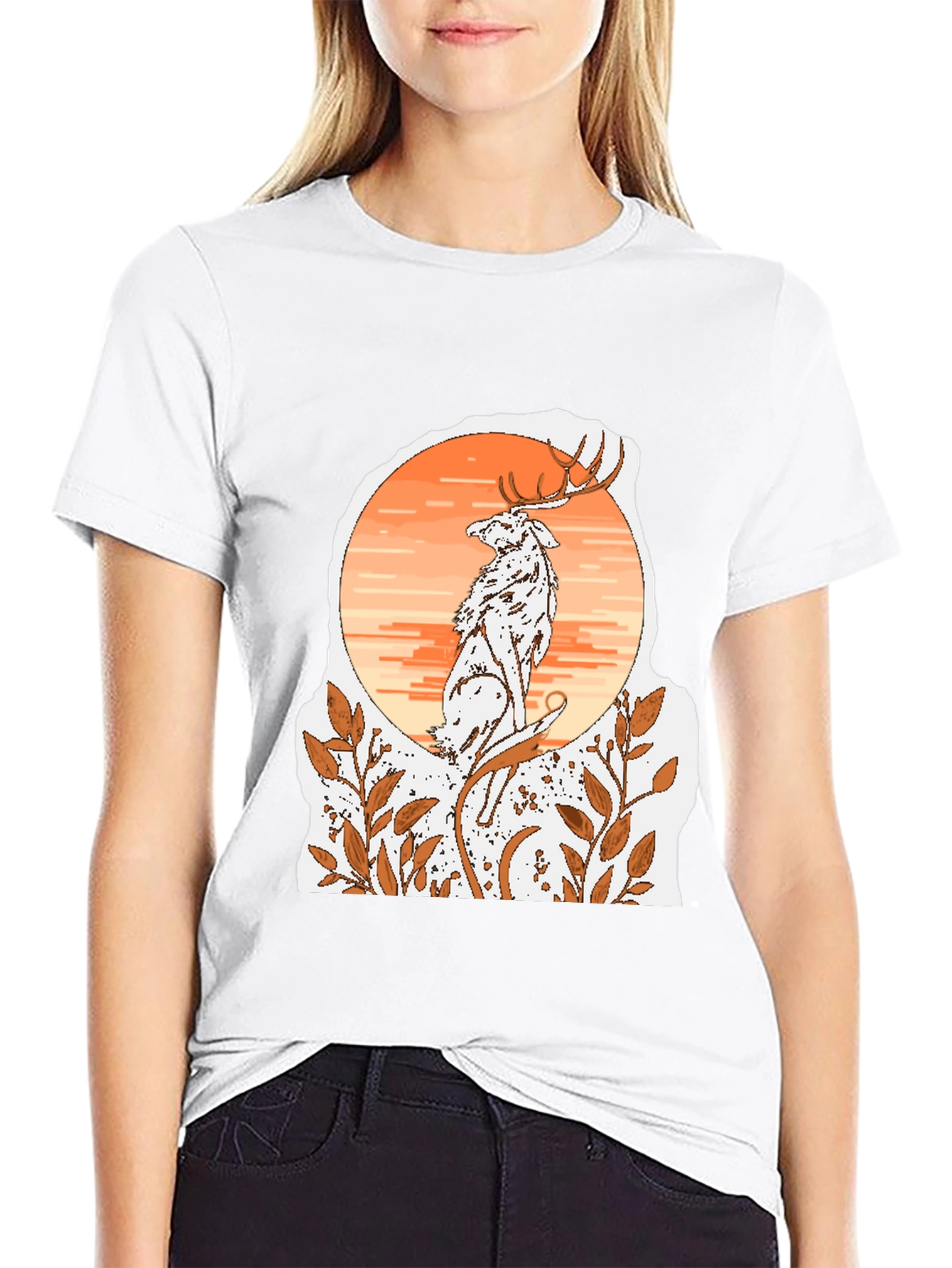 Deer & Wolf Graphic Tee