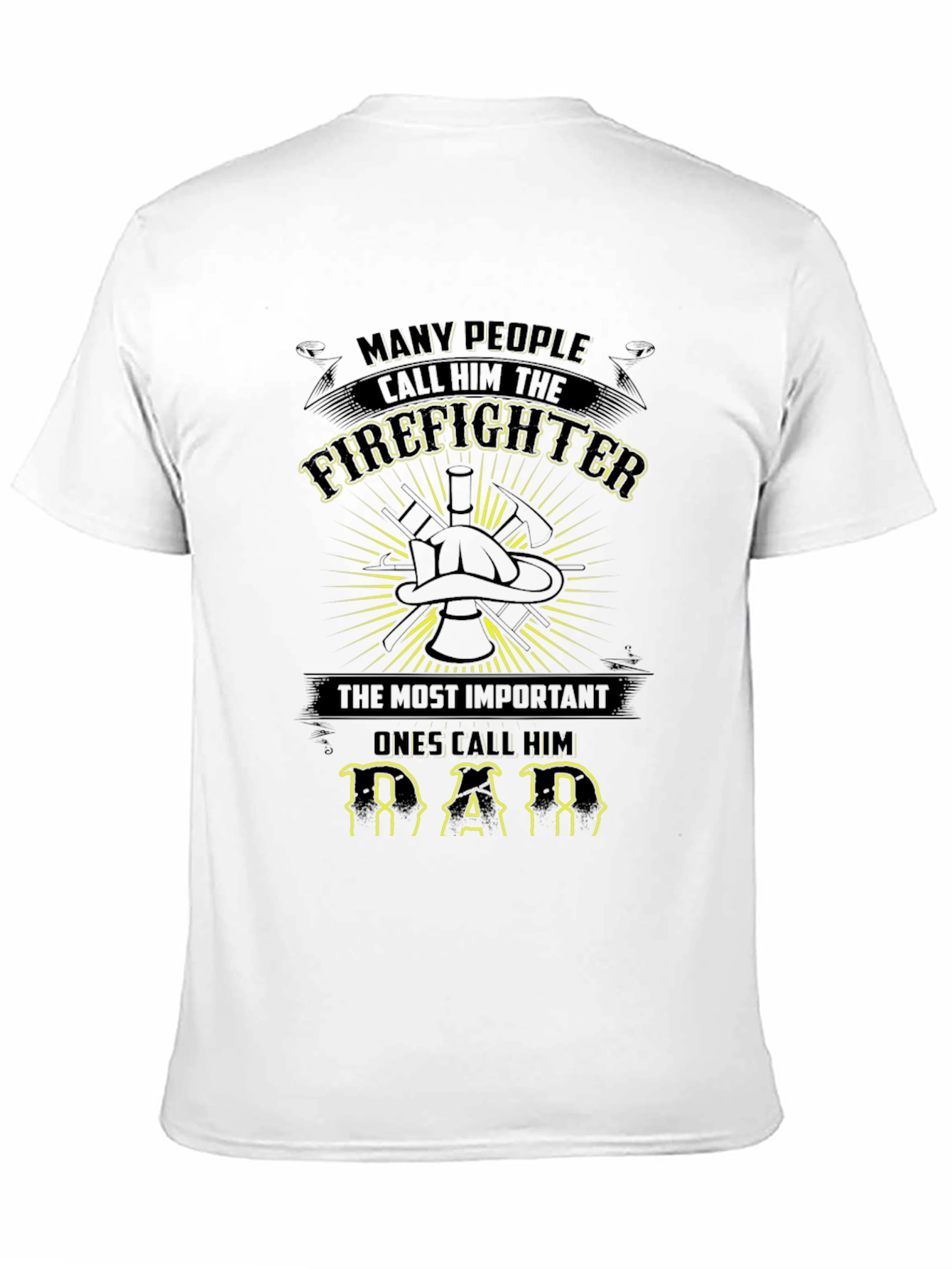 Firefighter Dad T-Shirt - Heroic Tribute