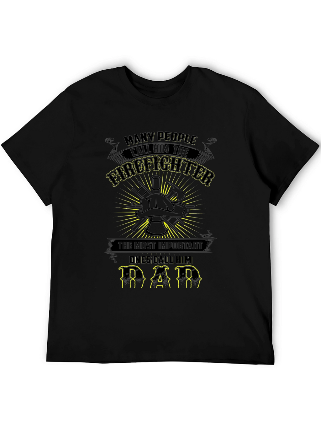 Firefighter Dad T-Shirt - Heroic Tribute