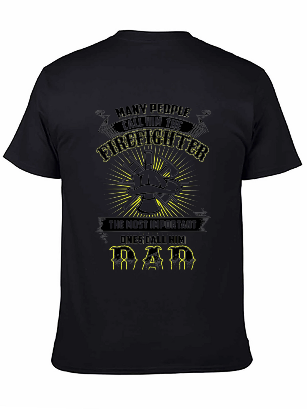 Firefighter Dad T-Shirt - Heroic Tribute