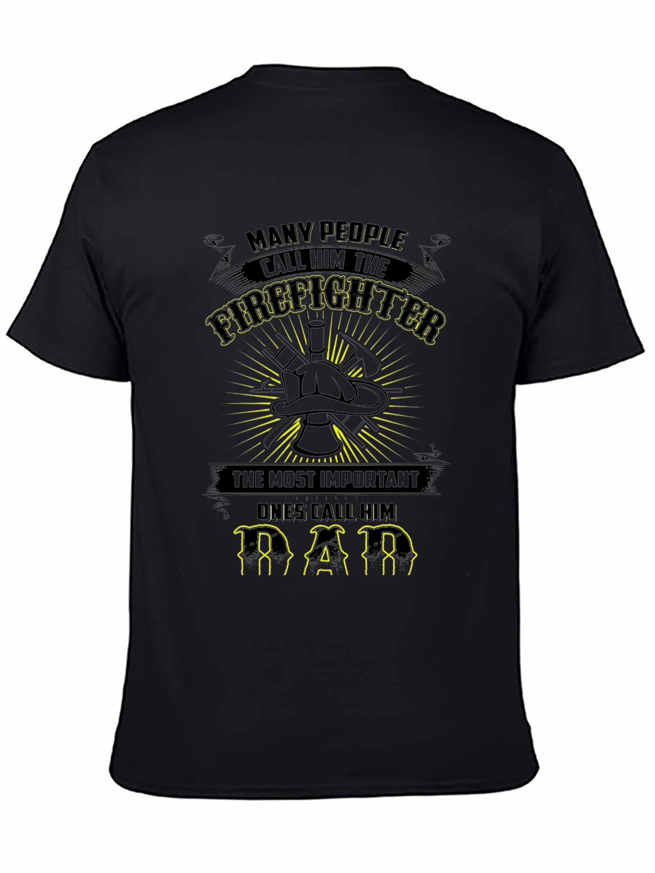Firefighter Dad T-Shirt - Heroic Tribute