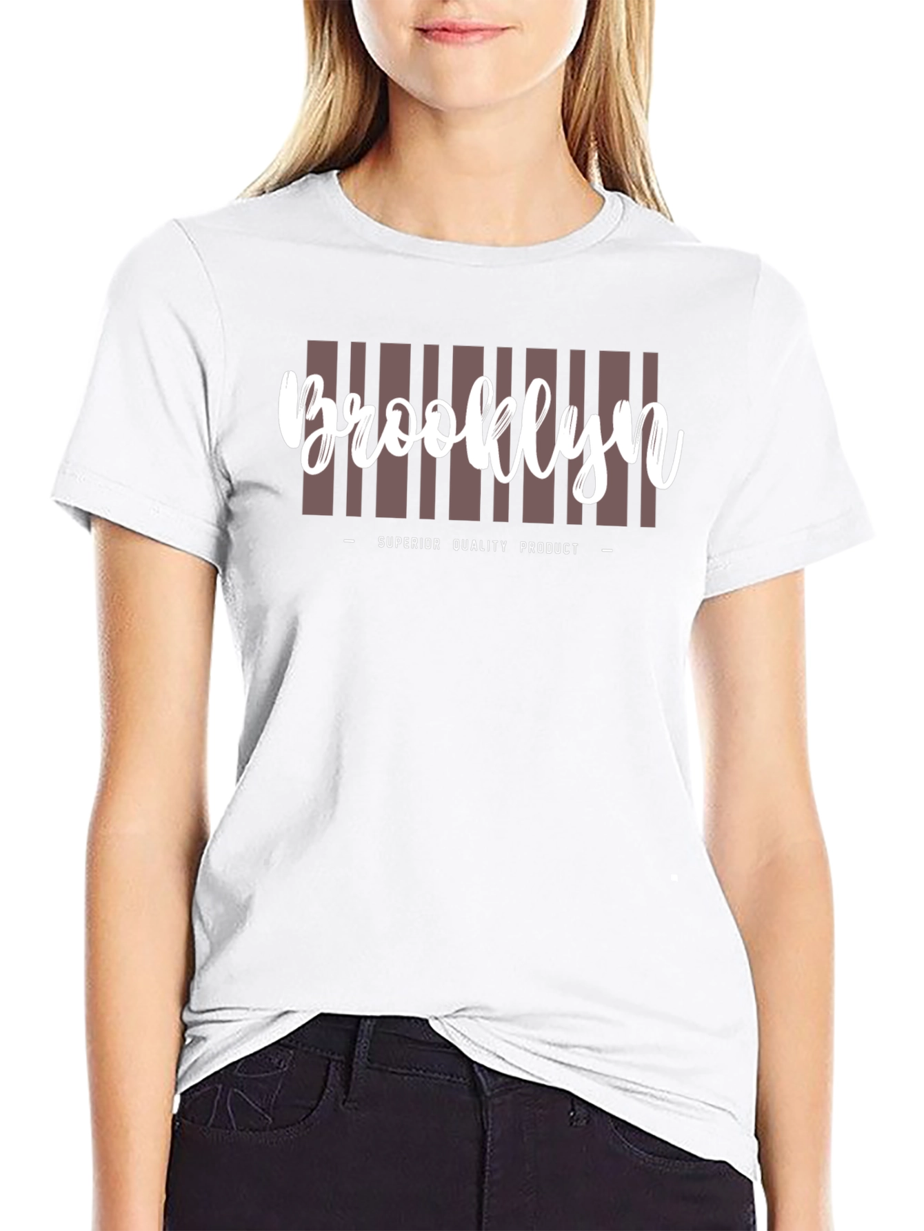 Brooklyn Mens Black Graphic T-Shirt