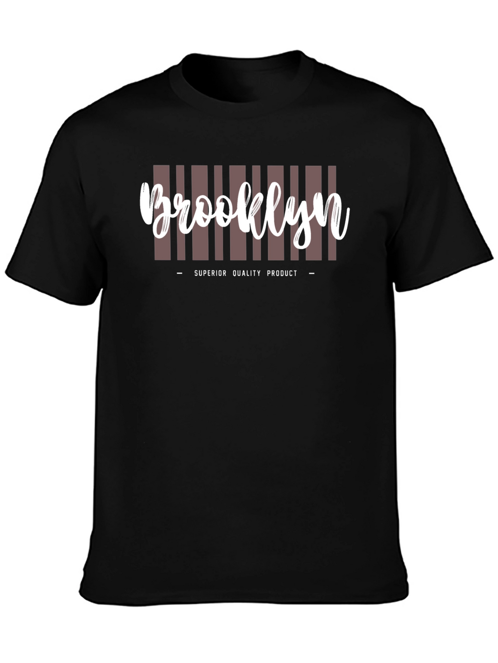 Brooklyn Mens Black Graphic T-Shirt