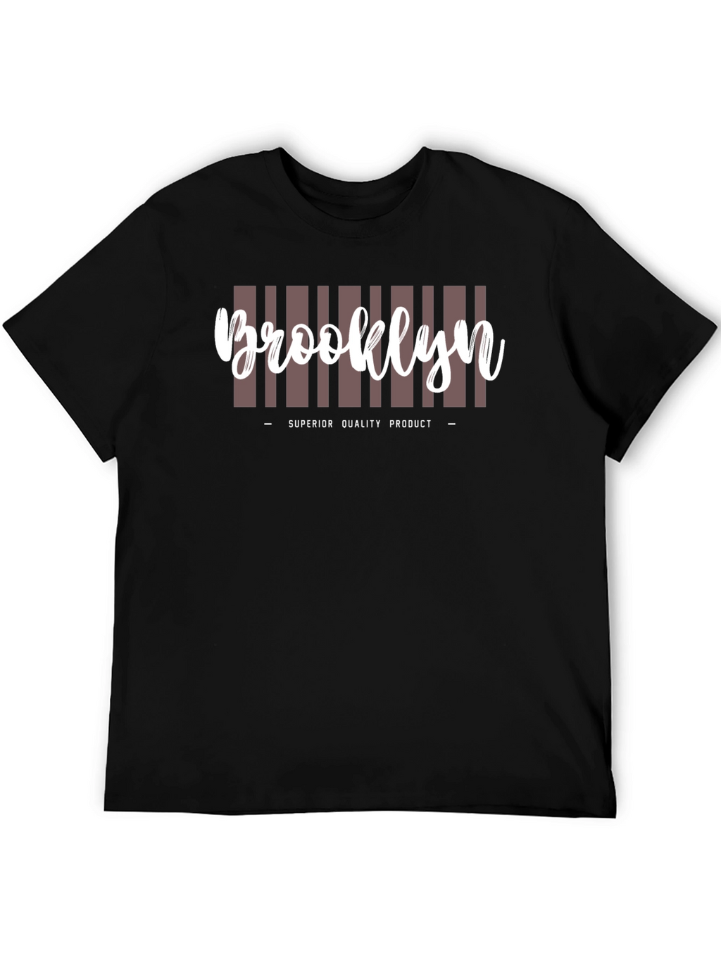 Brooklyn Mens Black Graphic T-Shirt