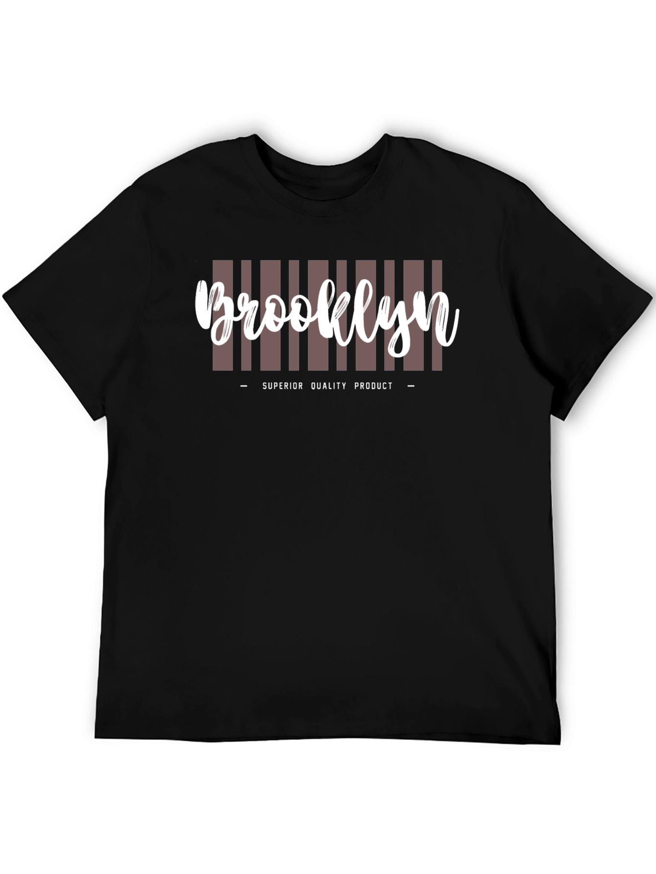 Brooklyn Mens Black Graphic T-Shirt