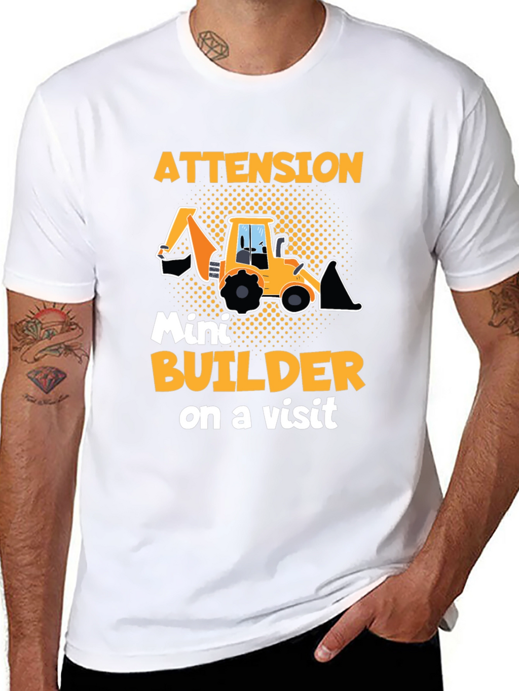 Mini Builder on a Visit Toddler T-Shirt