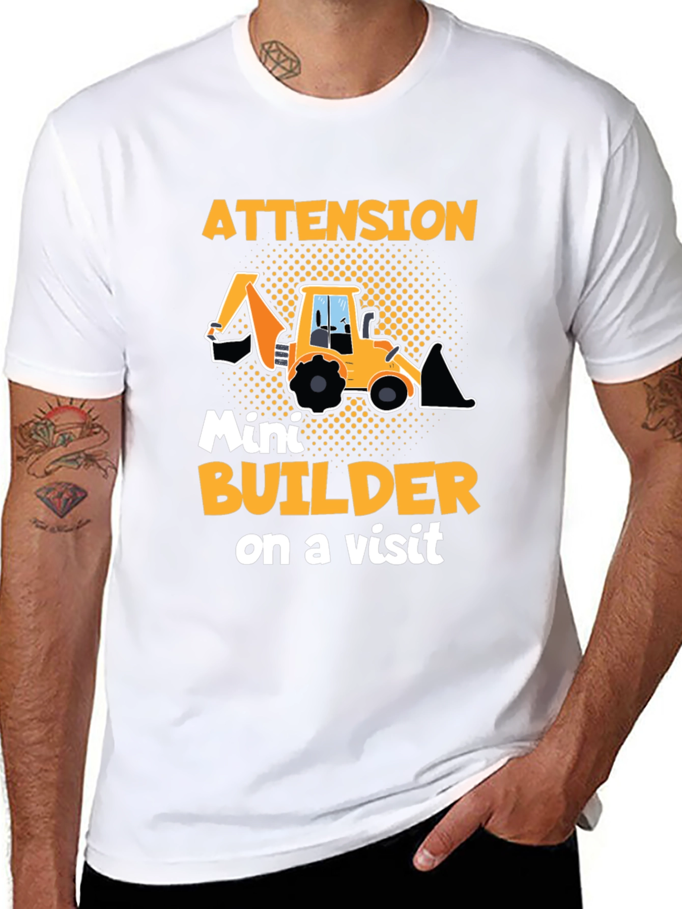Mini Builder on a Visit Toddler T-Shirt