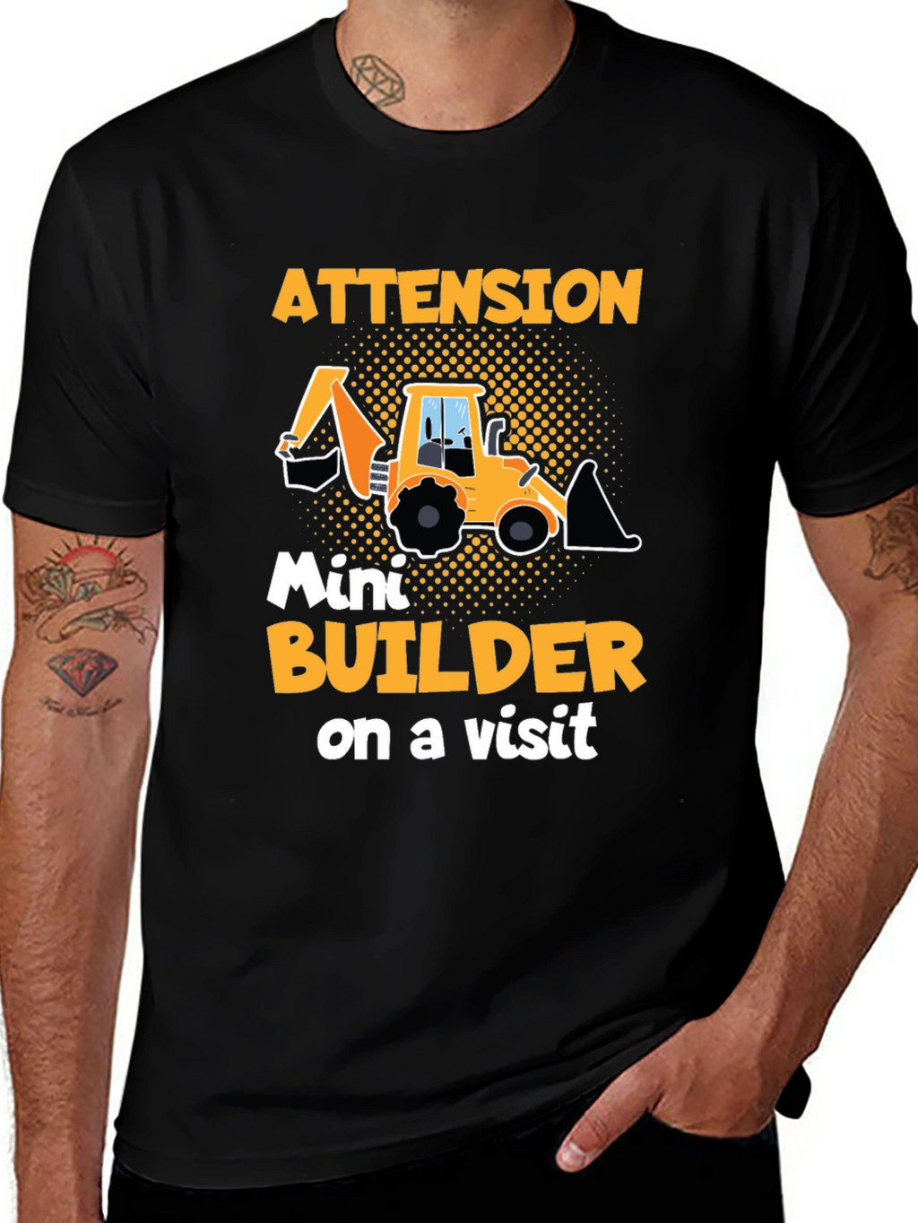 Mini Builder on a Visit Toddler T-Shirt