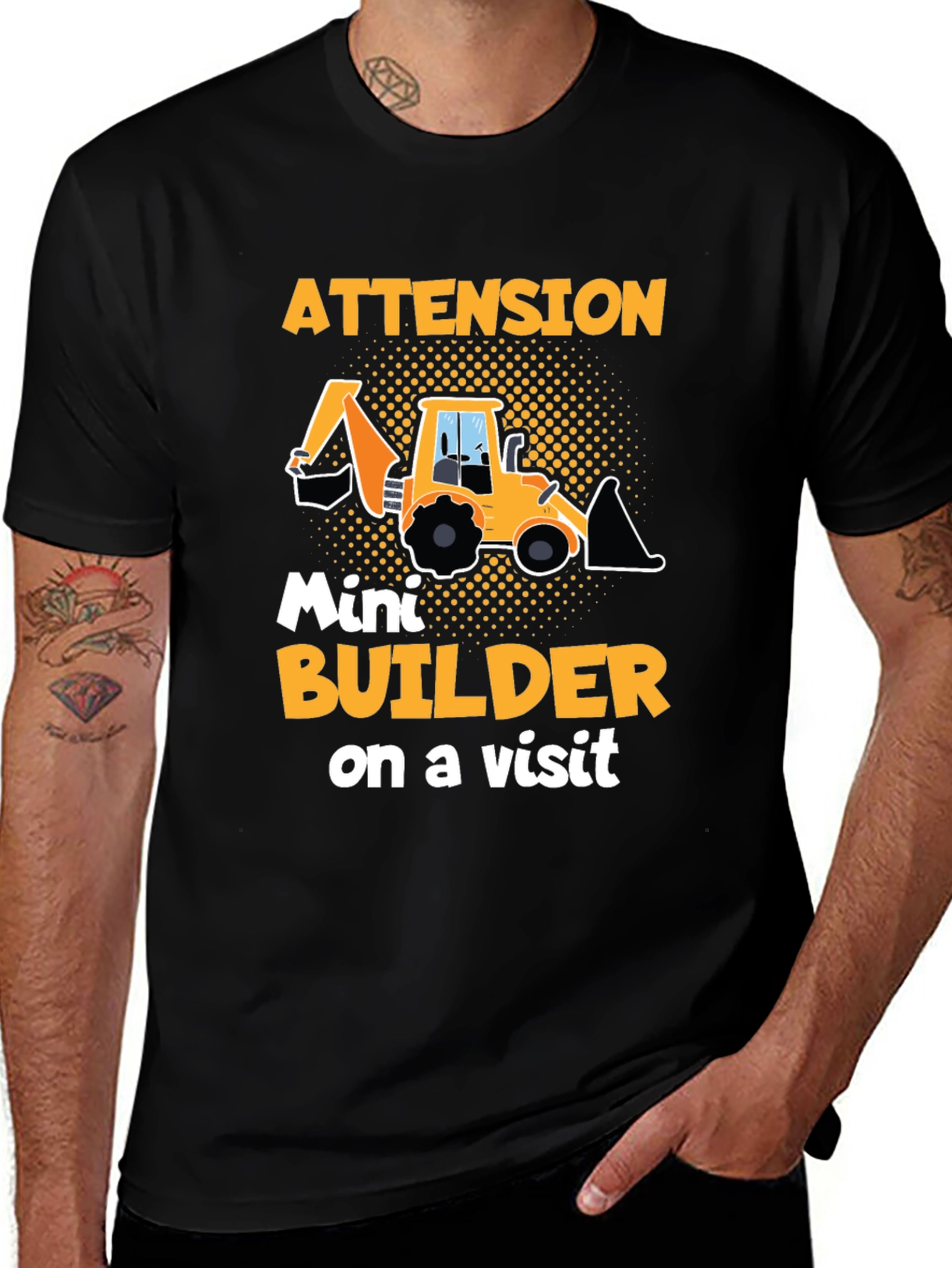 Mini Builder on a Visit Toddler T-Shirt