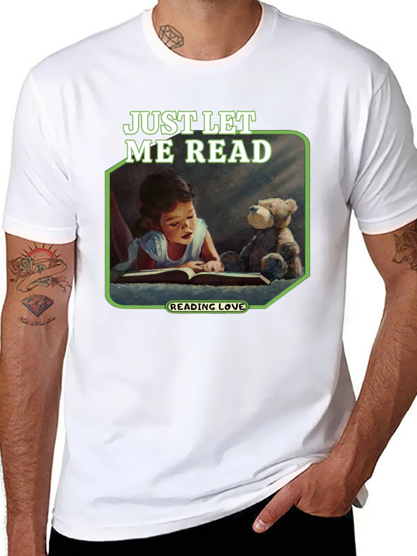 Just Let Me Read Graphic T-Shirt
