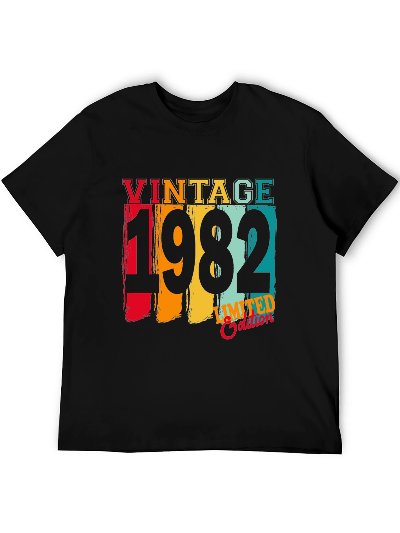Vintage 1982 Limited Edition Black T-Shirt