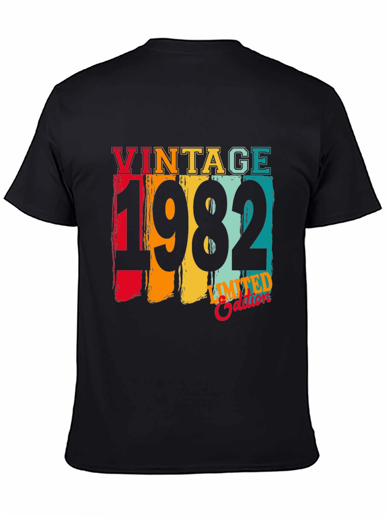 Vintage 1982 Limited Edition Black T-Shirt