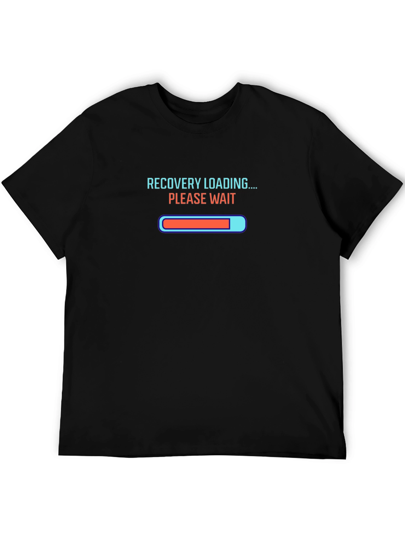 Recovery Loading T-Shirt - Black Graphic Tee