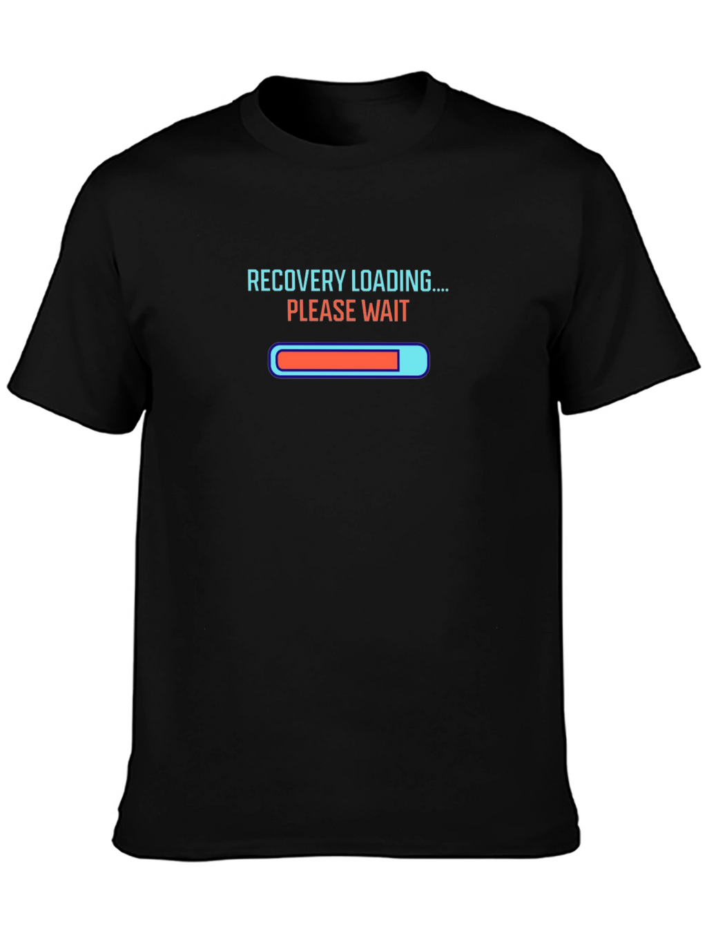 Recovery Loading T-Shirt - Black Graphic Tee