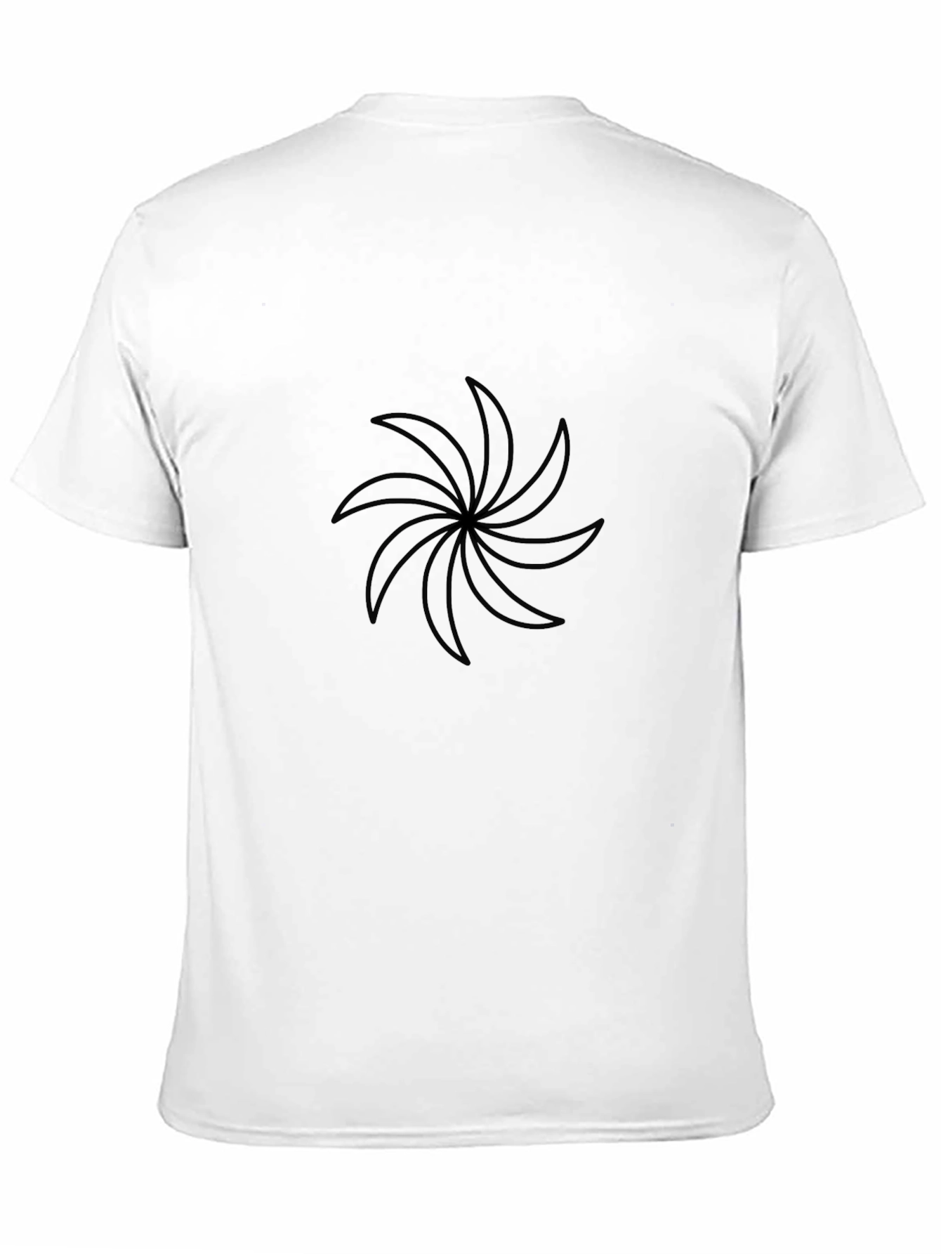Geometric Black T-Shirt - Modern Style