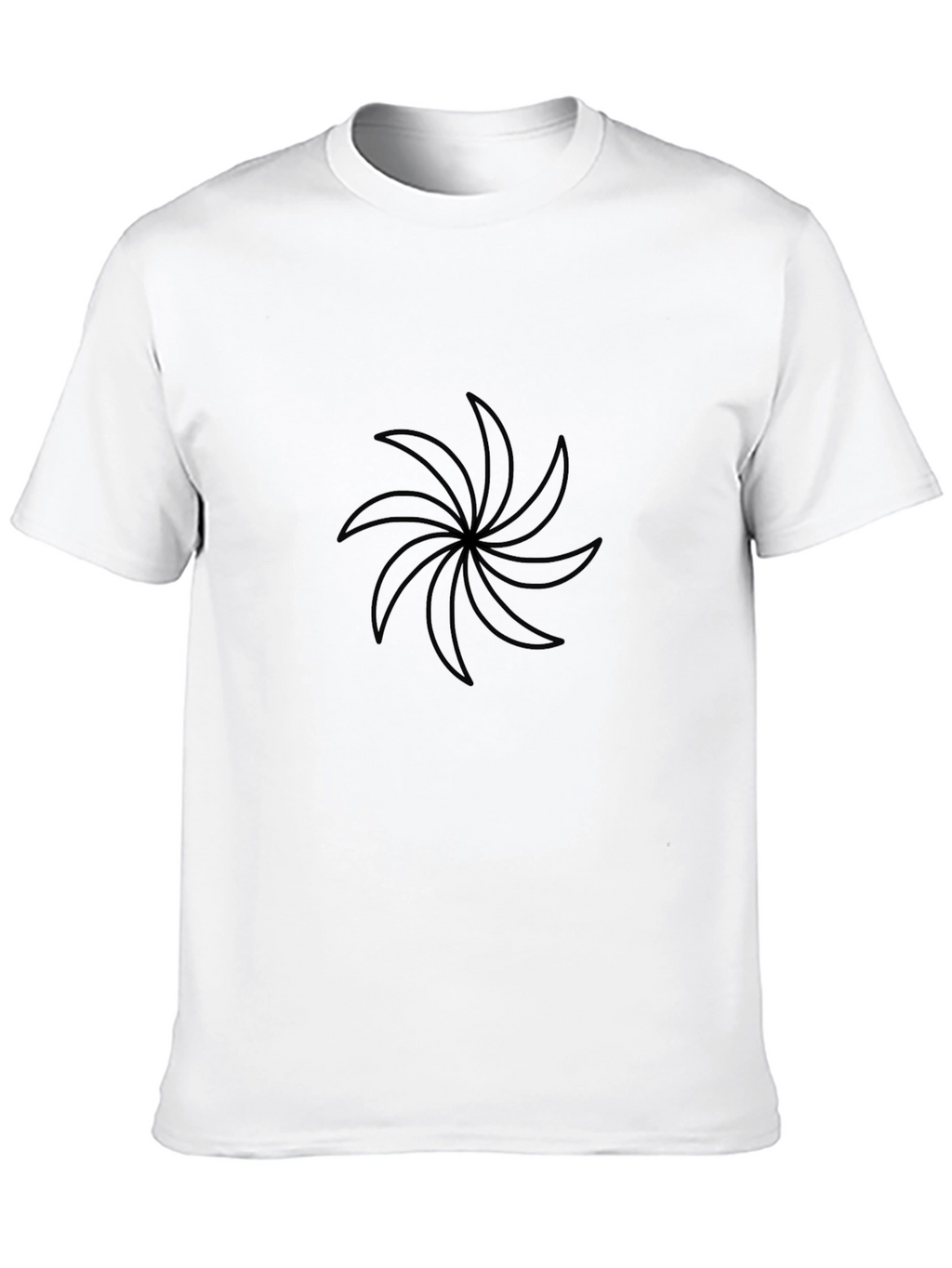 Geometric Black T-Shirt - Modern Style