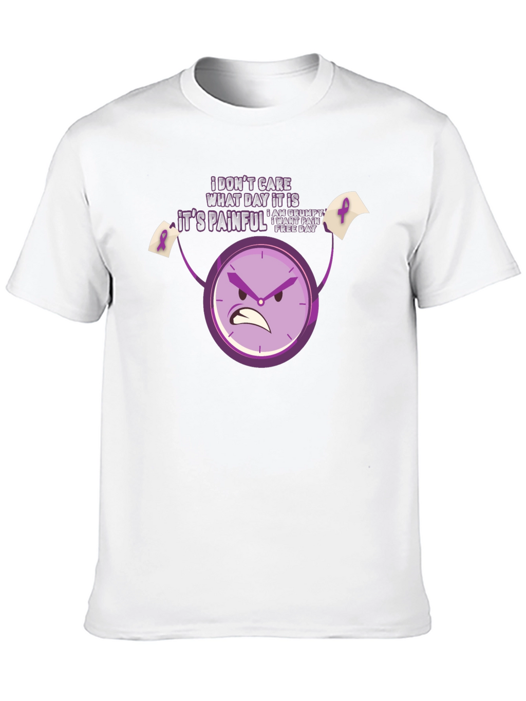 Grumpy Pain Awareness T-Shirt - Black