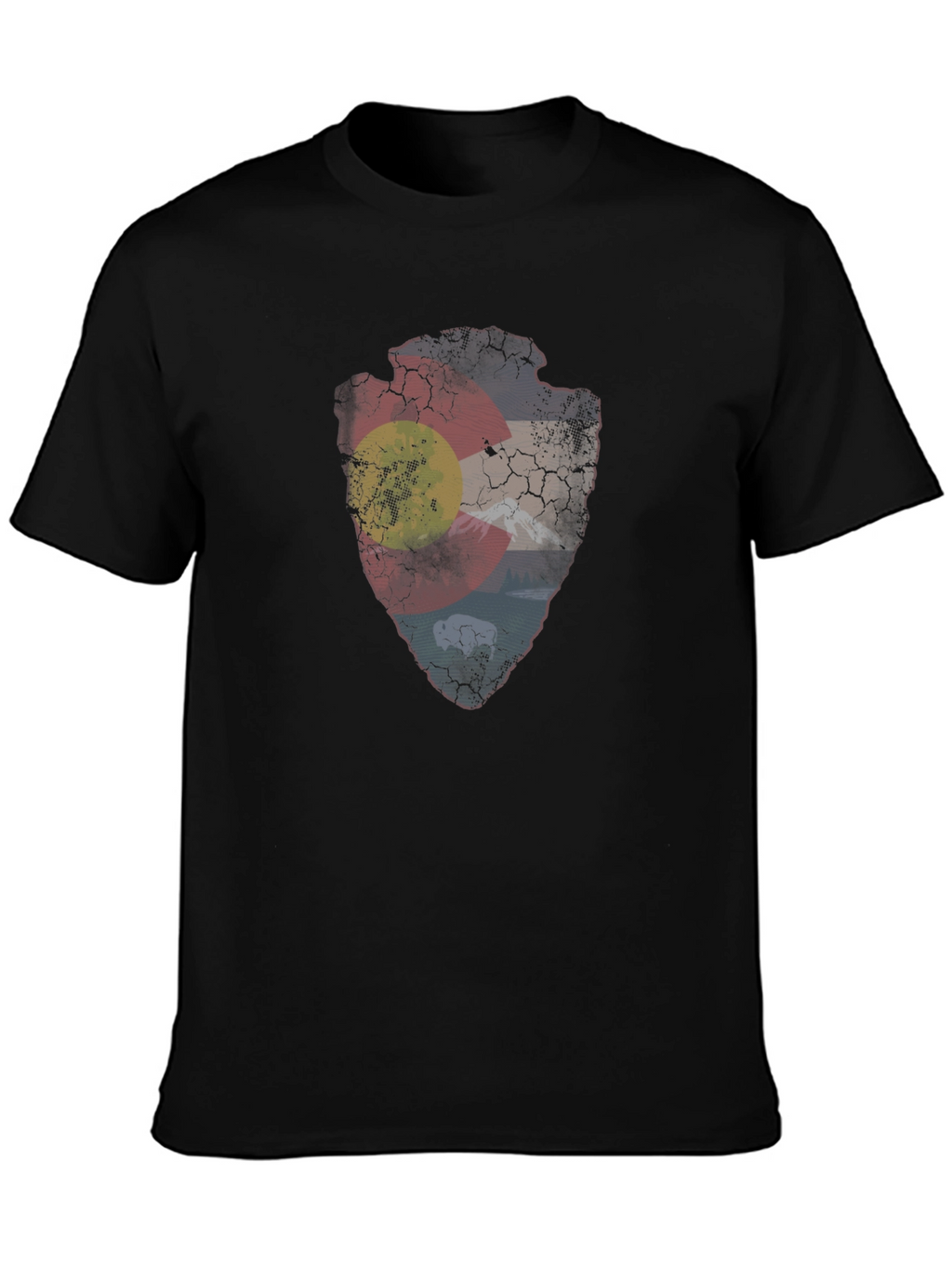 Colorado Flag Arrowhead T-Shirt