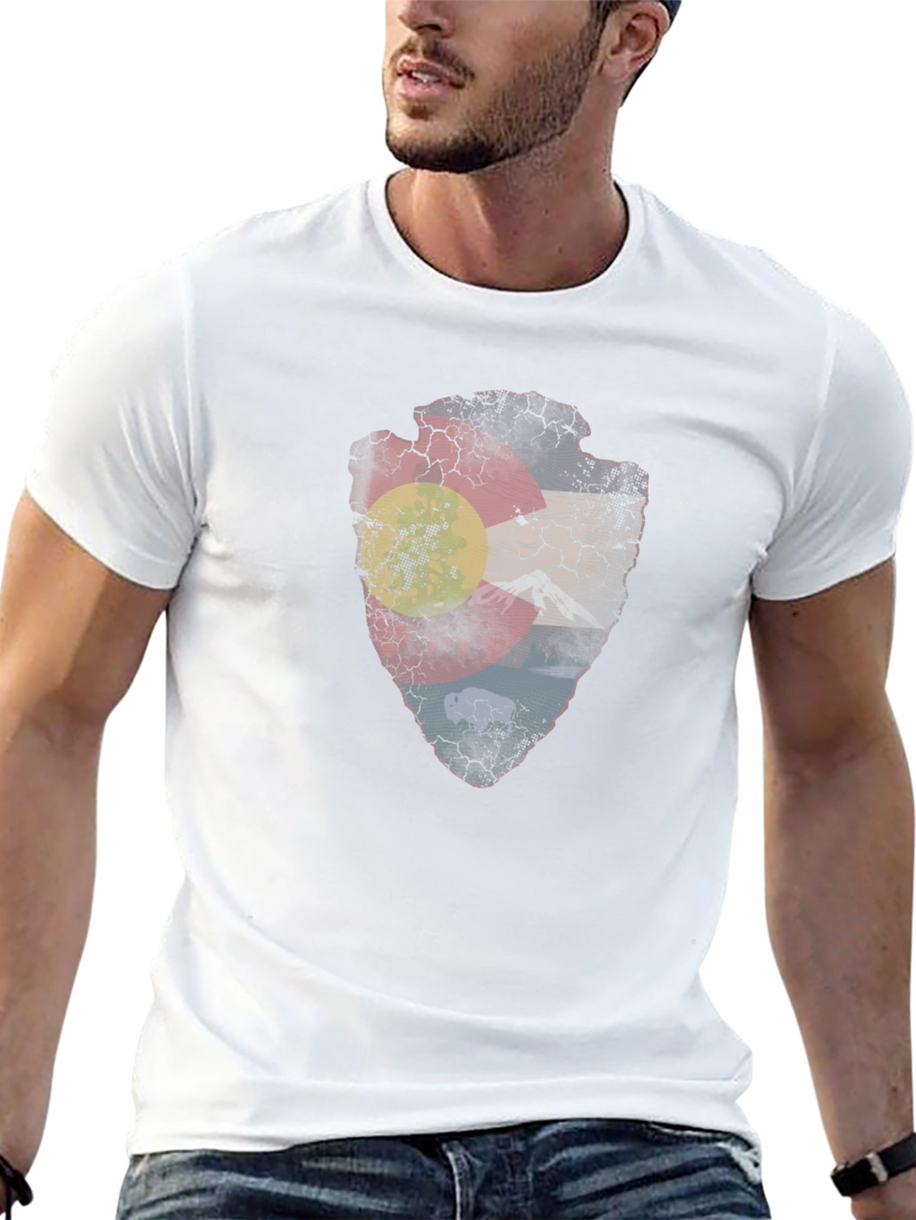 Colorado Flag Arrowhead T-Shirt