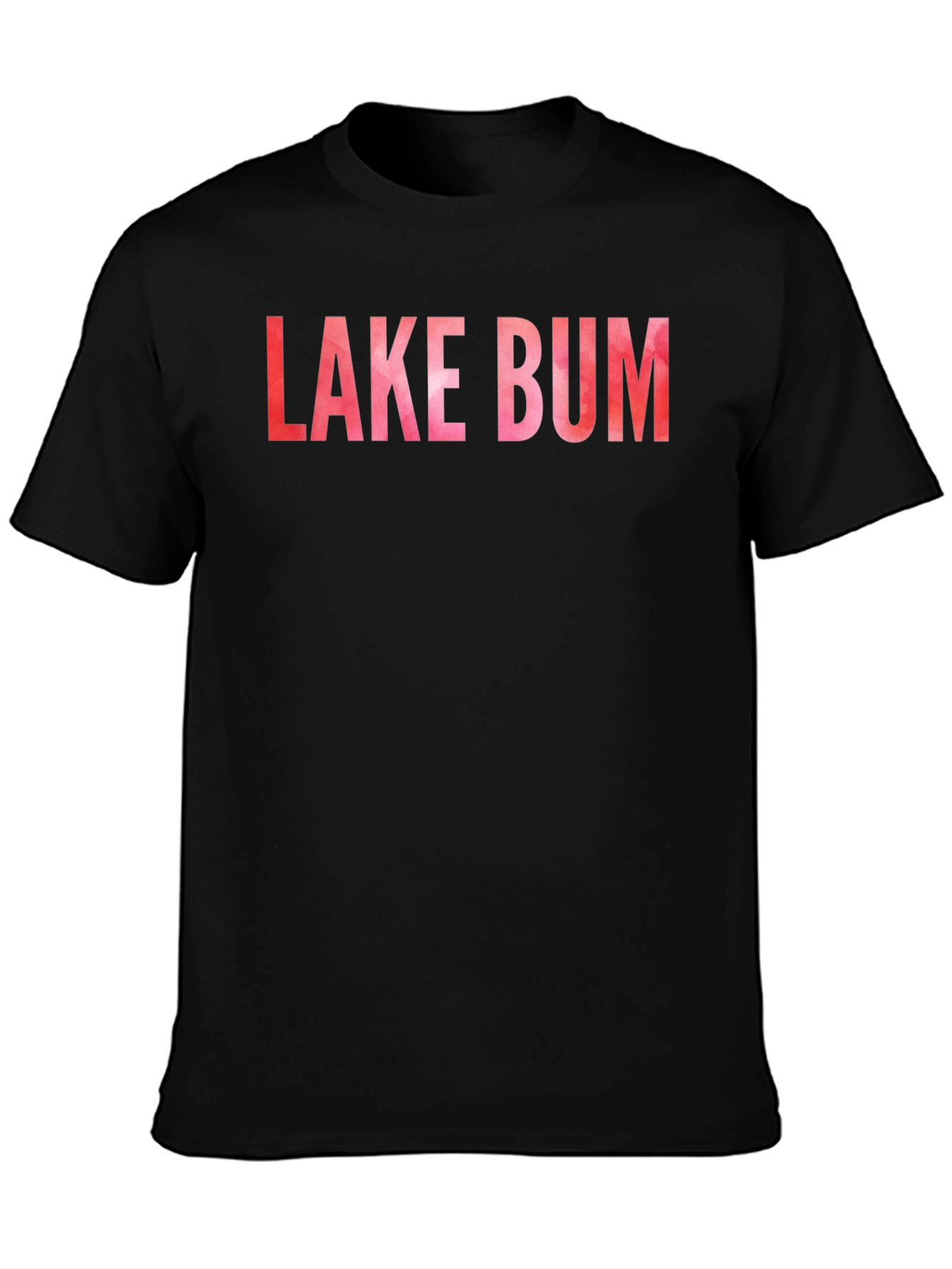 Lake Bum Graphic T-Shirt - Casual Vacation Tee