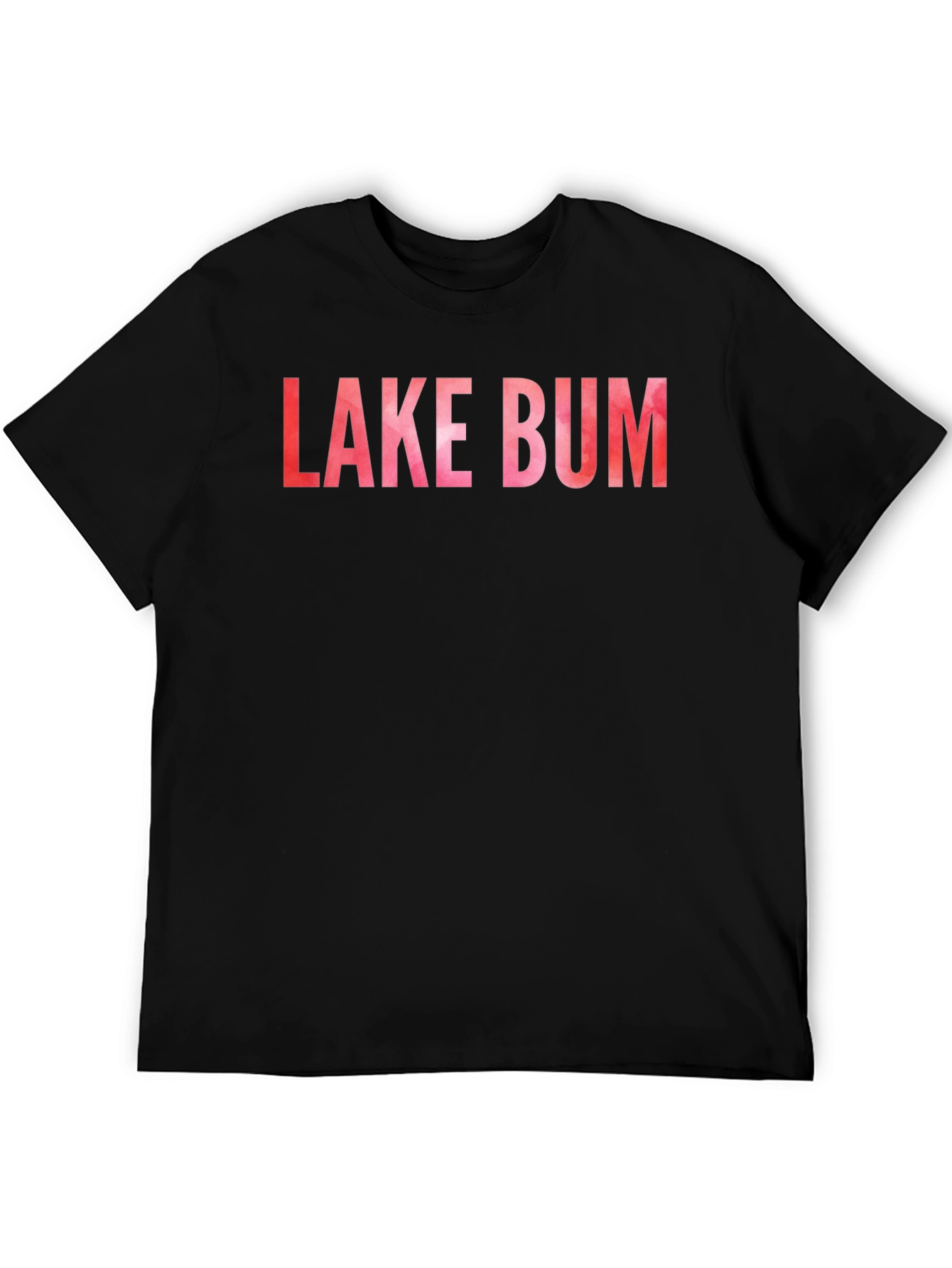 Lake Bum Graphic T-Shirt - Casual Vacation Tee