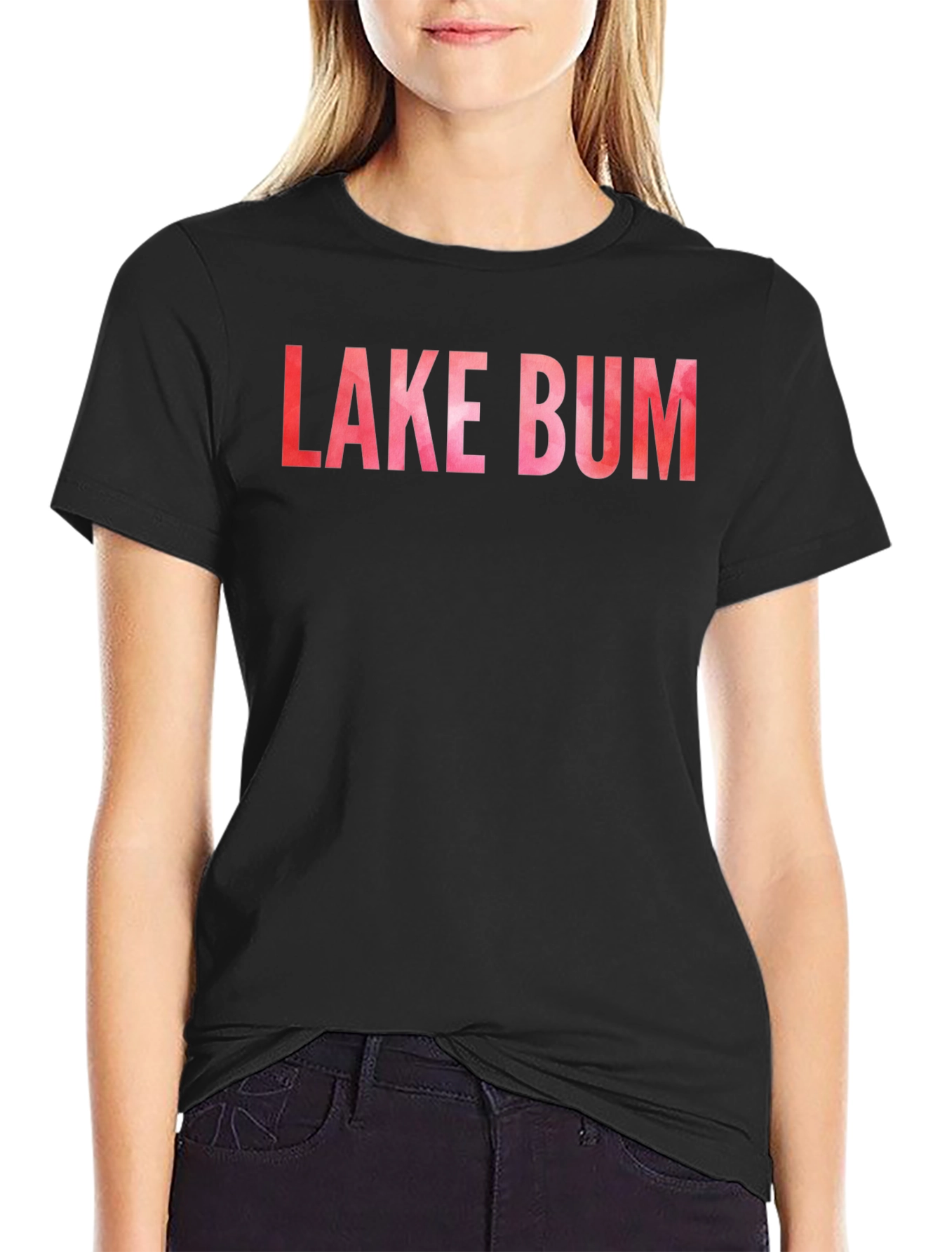 Lake Bum Graphic T-Shirt - Casual Vacation Tee