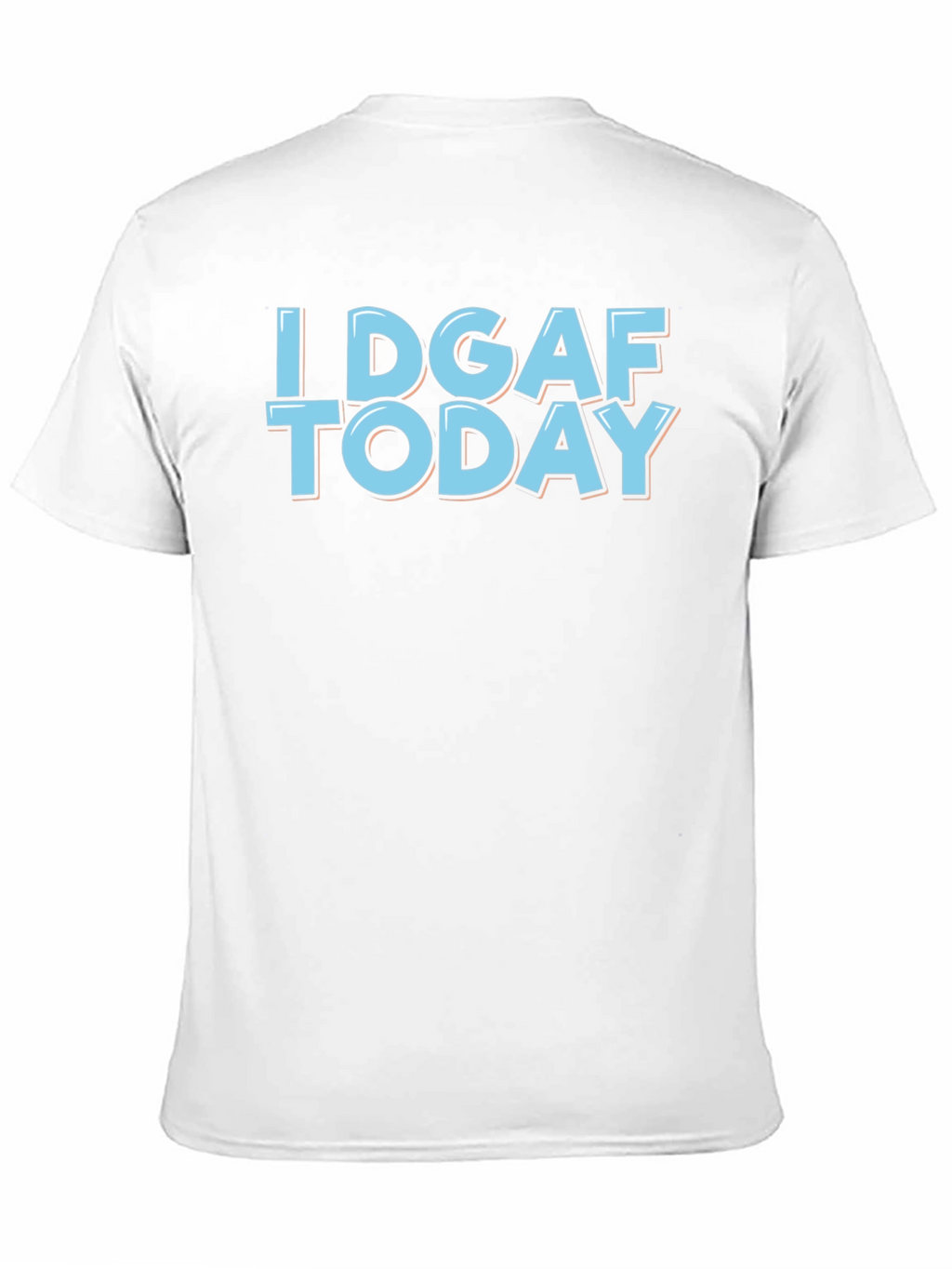 I DGAF Today Graphic T-Shirt - Black Cotton Tee