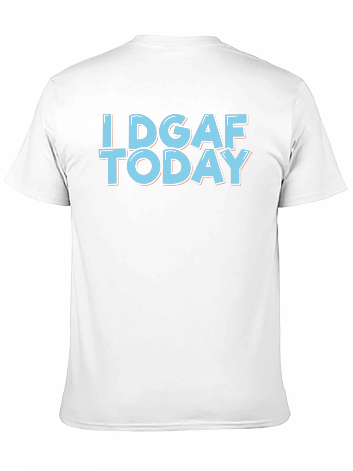 I DGAF Today Graphic T-Shirt - Black Cotton Tee