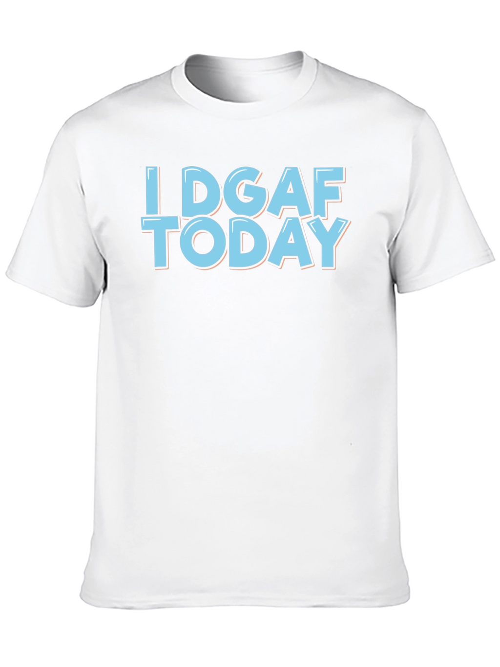 I DGAF Today Graphic T-Shirt - Black Cotton Tee