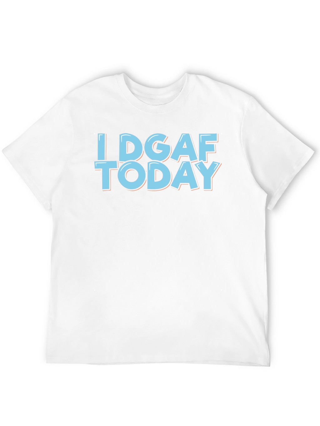 I DGAF Today Graphic T-Shirt - Black Cotton Tee