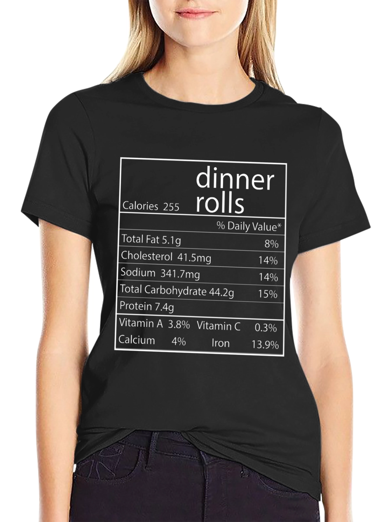 Dinner Rolls Nutrition Facts T-Shirt