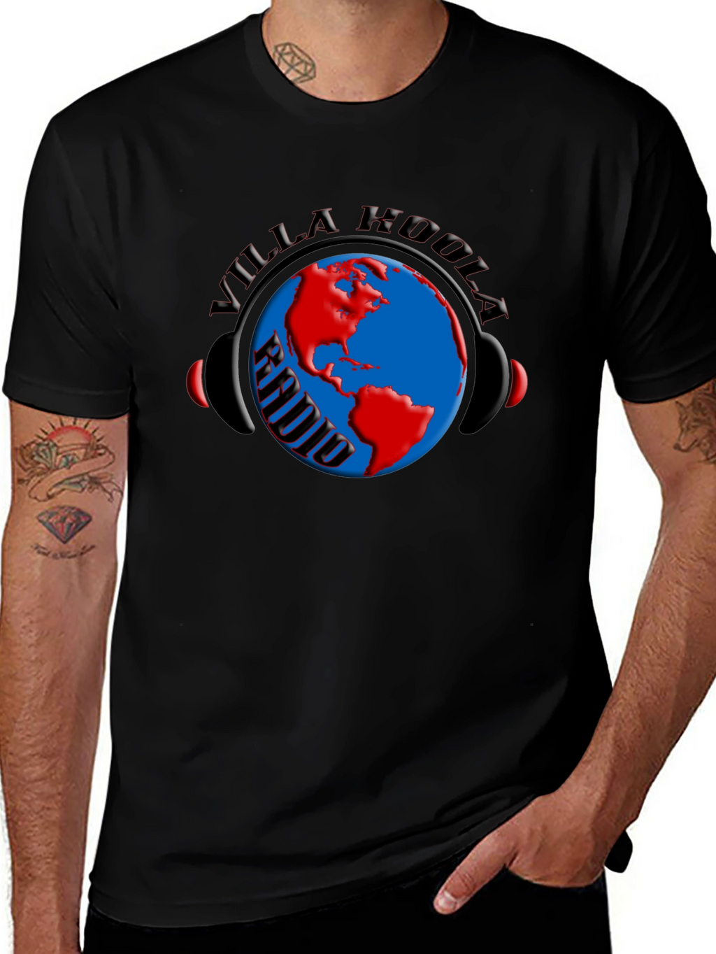 Villa Koola Radio Graphic T-Shirt