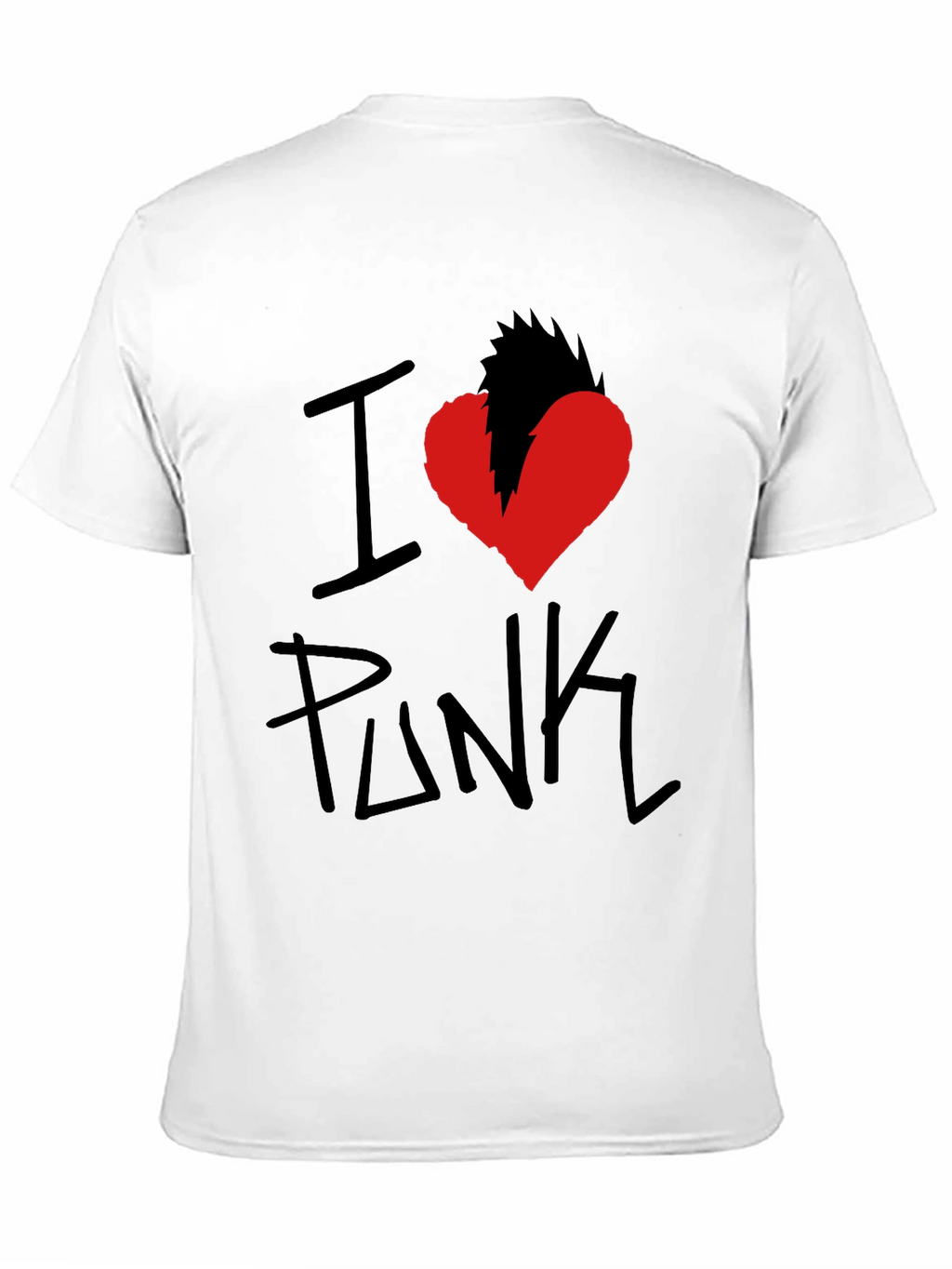 I Heart Punk Graphic Tee - Black