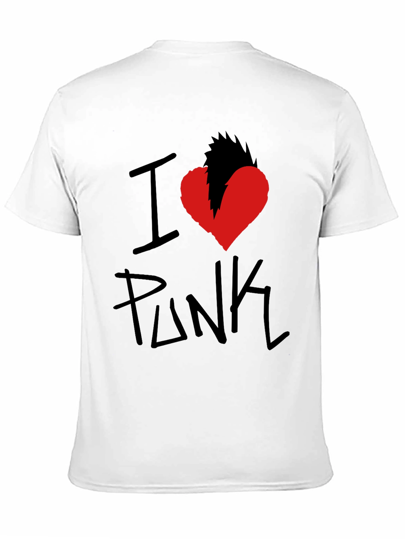 I Heart Punk Graphic Tee - Black