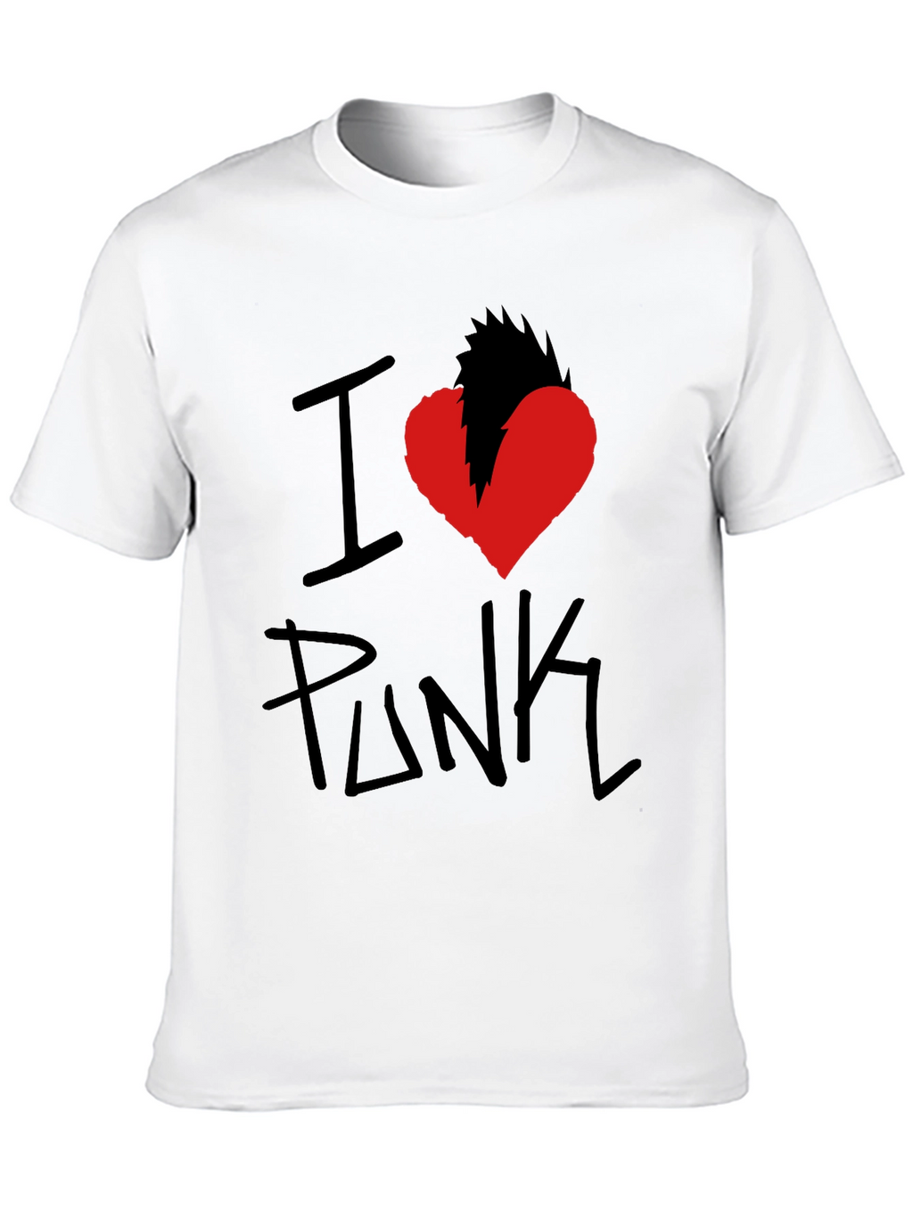 I Heart Punk Graphic Tee - Black