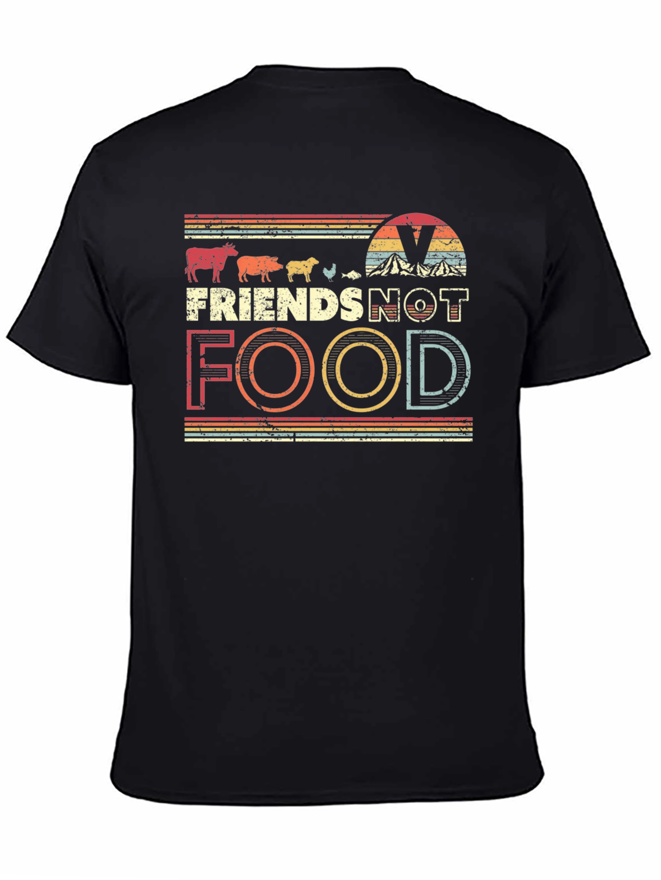 Vegan Friends Not Food T-Shirt - Unisex Tee