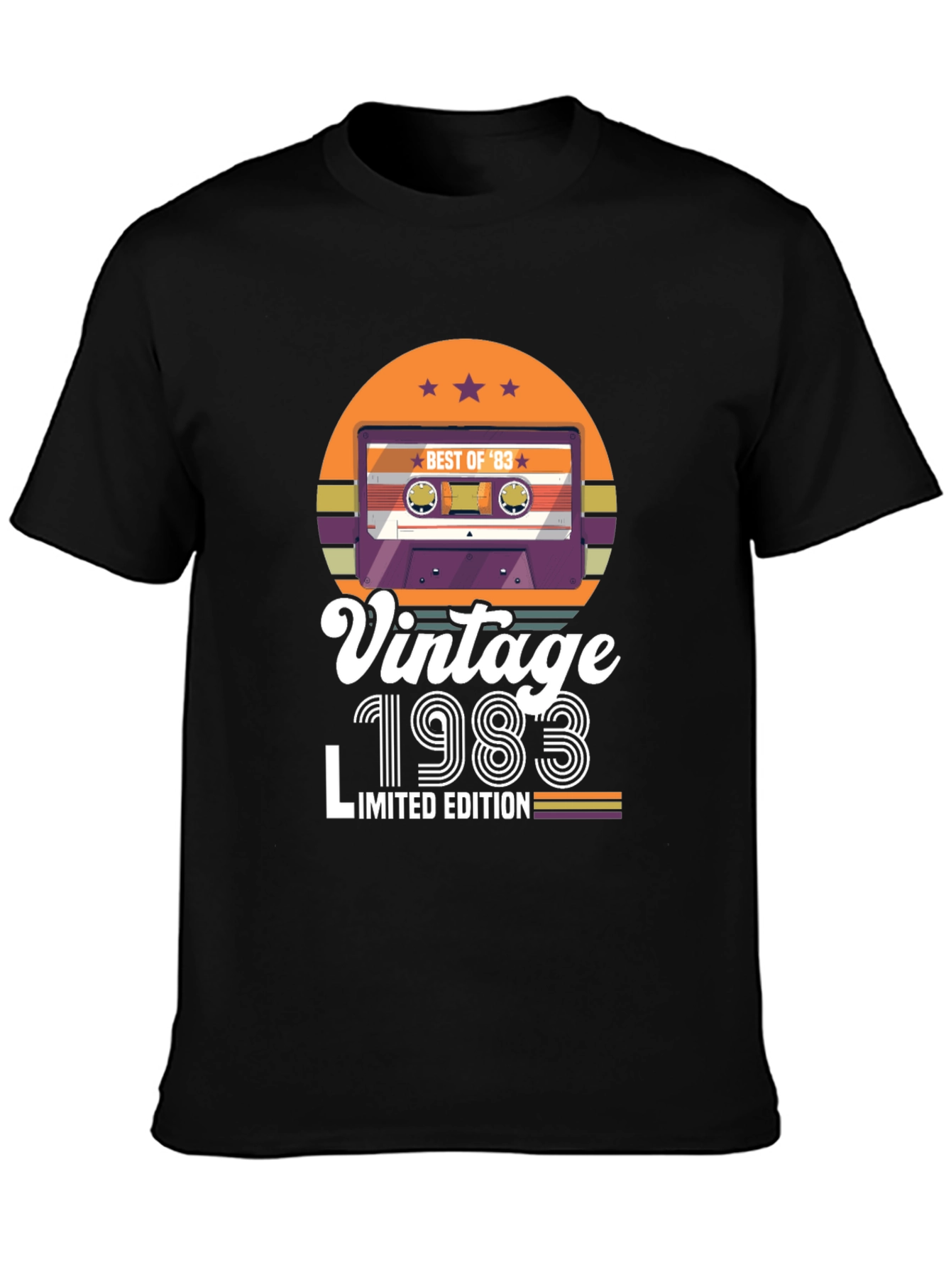 Vintage 1983 Limited Edition Cassette T-Shirt