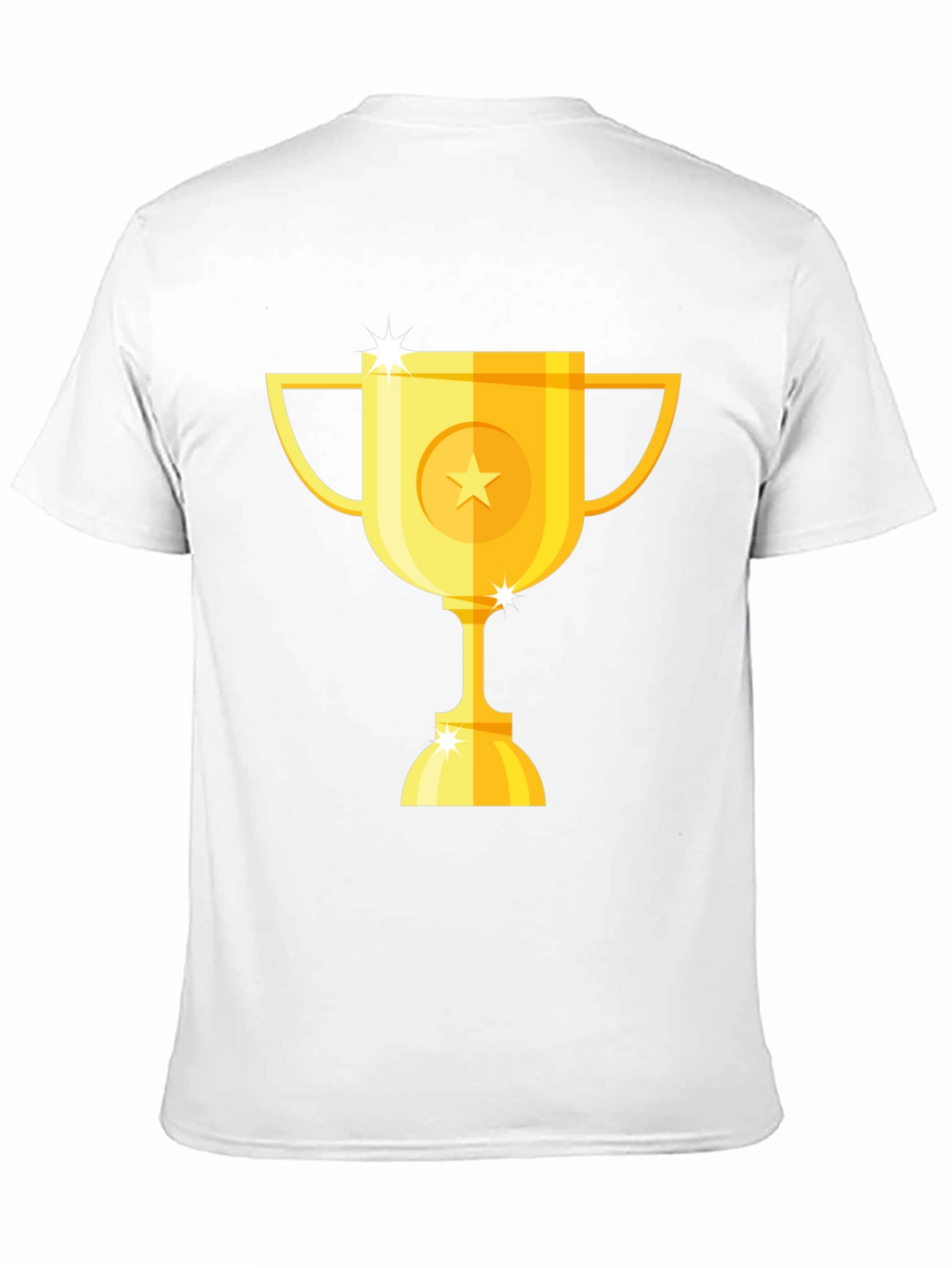 Gold Trophy Graphic Black T-Shirt