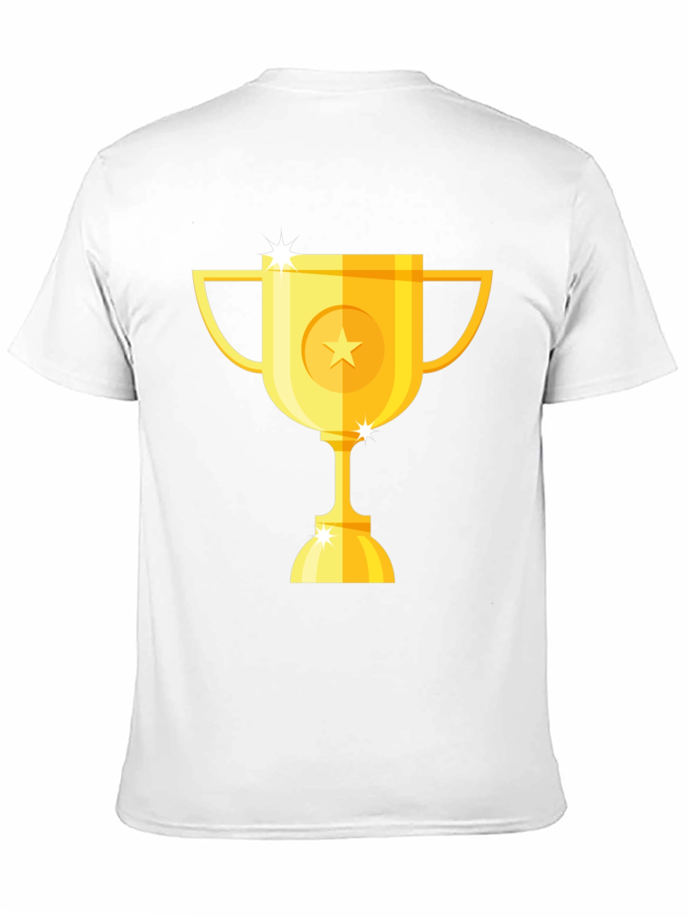 Gold Trophy Graphic Black T-Shirt