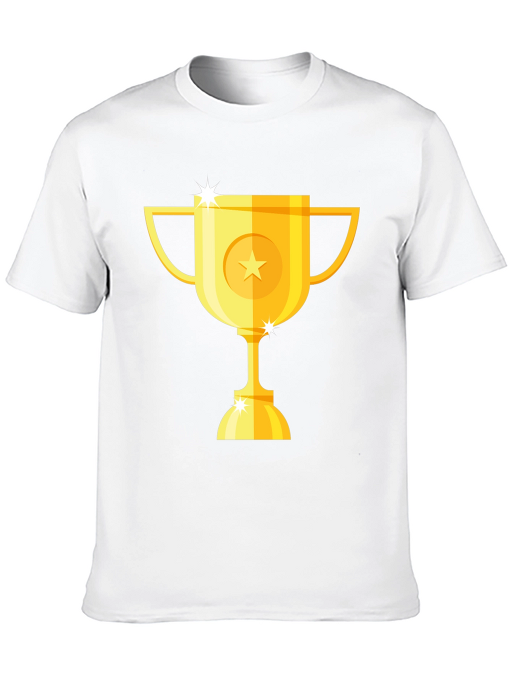 Gold Trophy Graphic Black T-Shirt