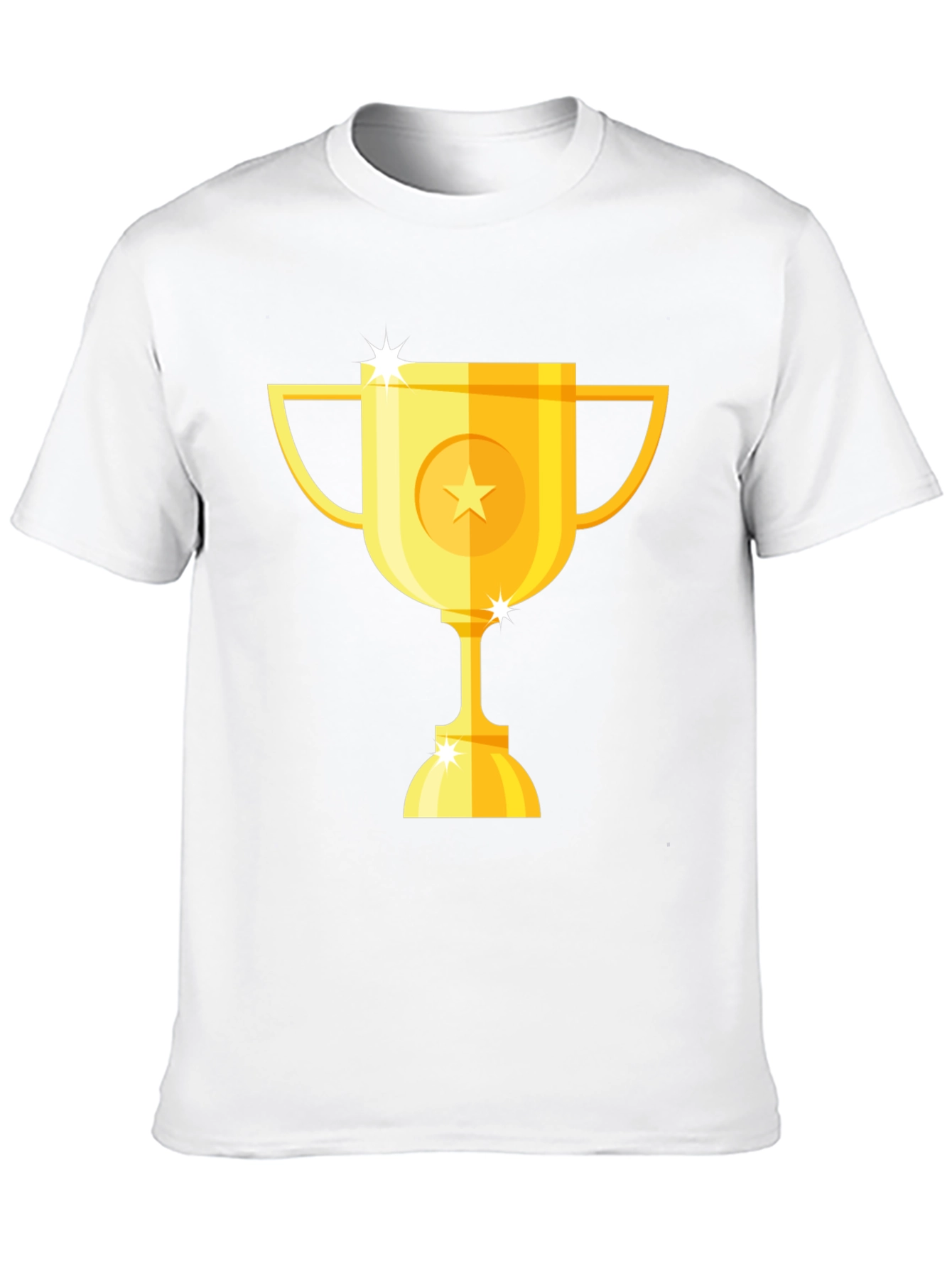 Gold Trophy Graphic Black T-Shirt