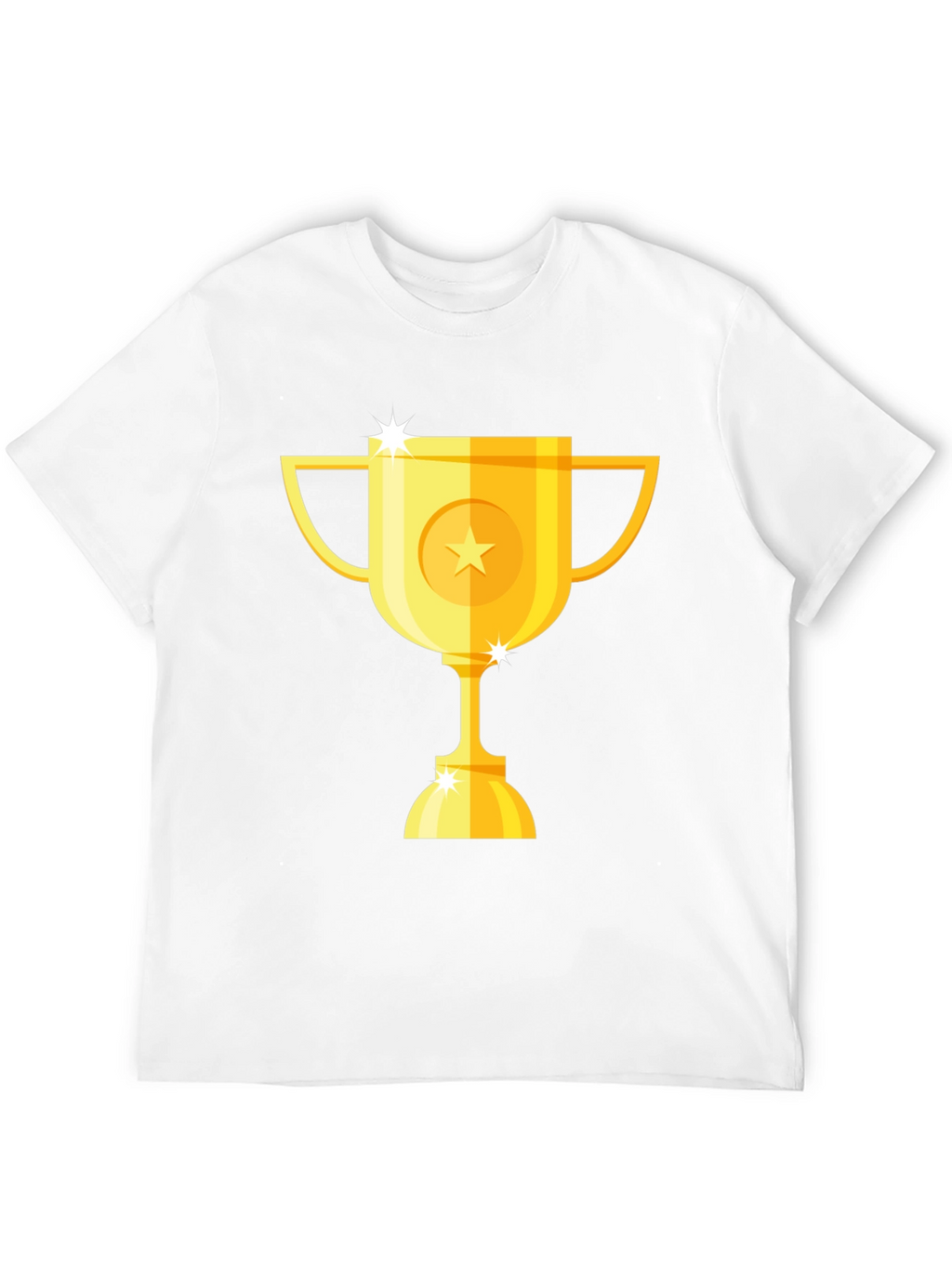 Gold Trophy Graphic Black T-Shirt