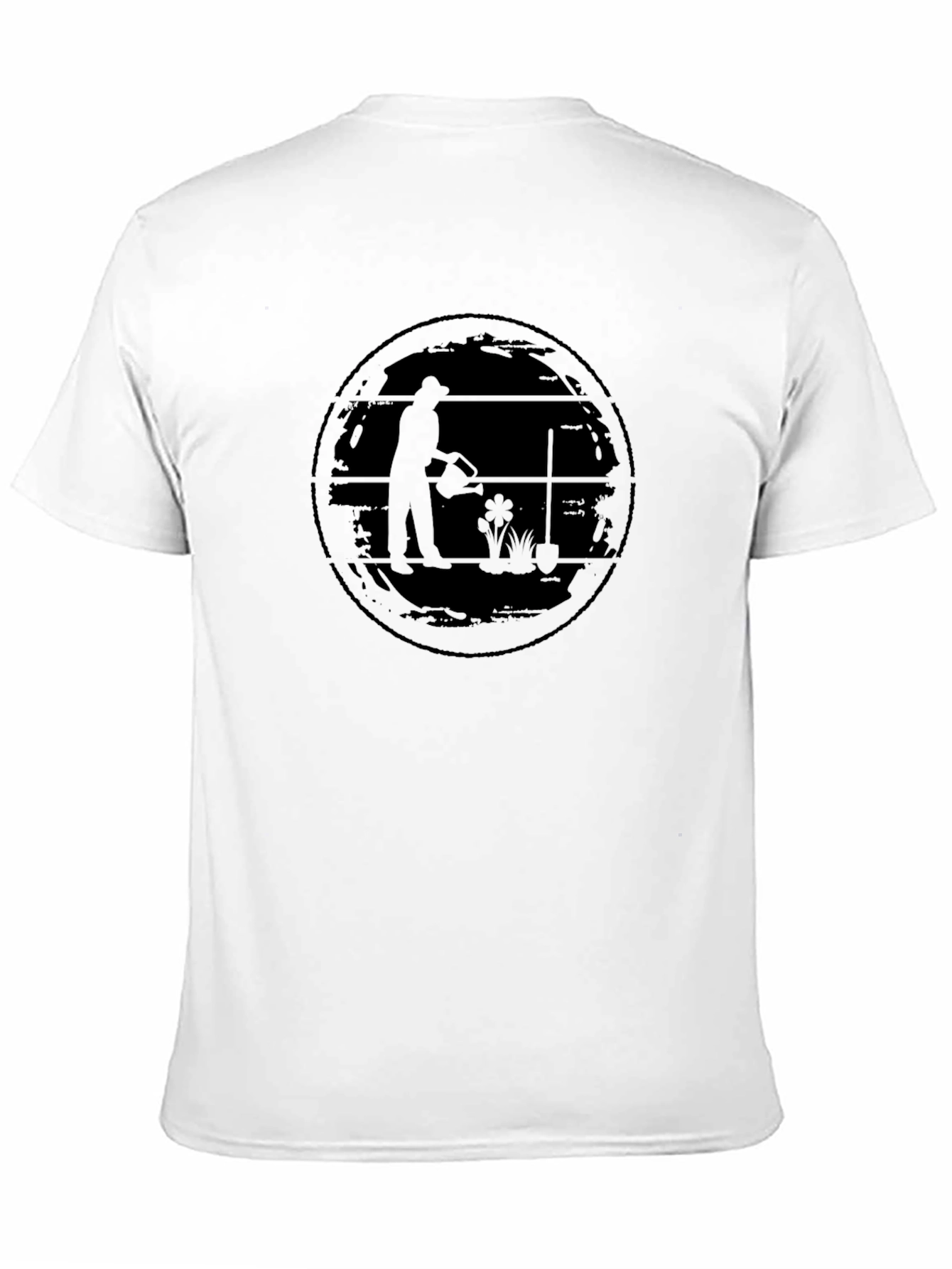 Gardener T-Shirt - Black Gardening Design