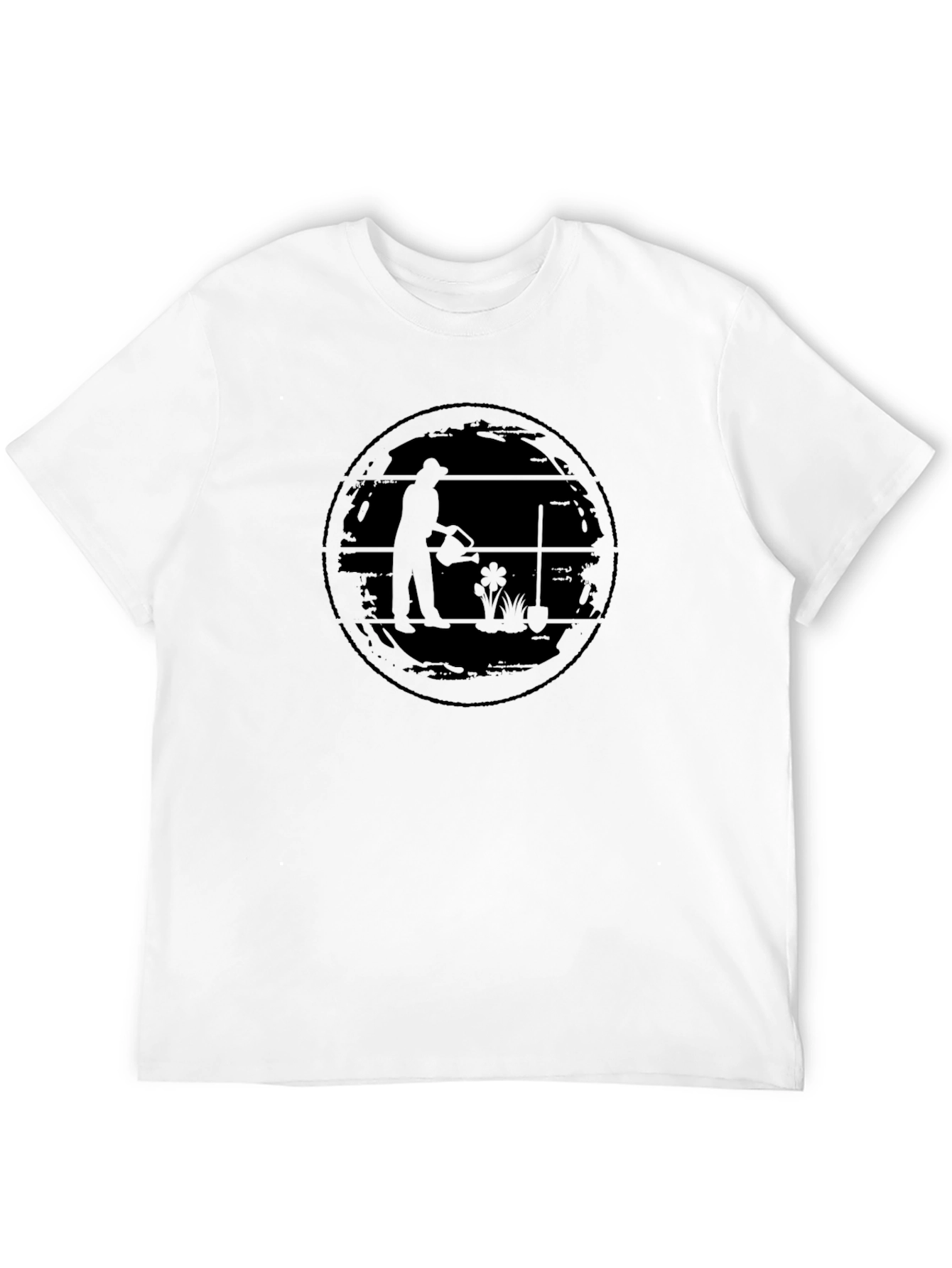 Gardener T-Shirt - Black Gardening Design