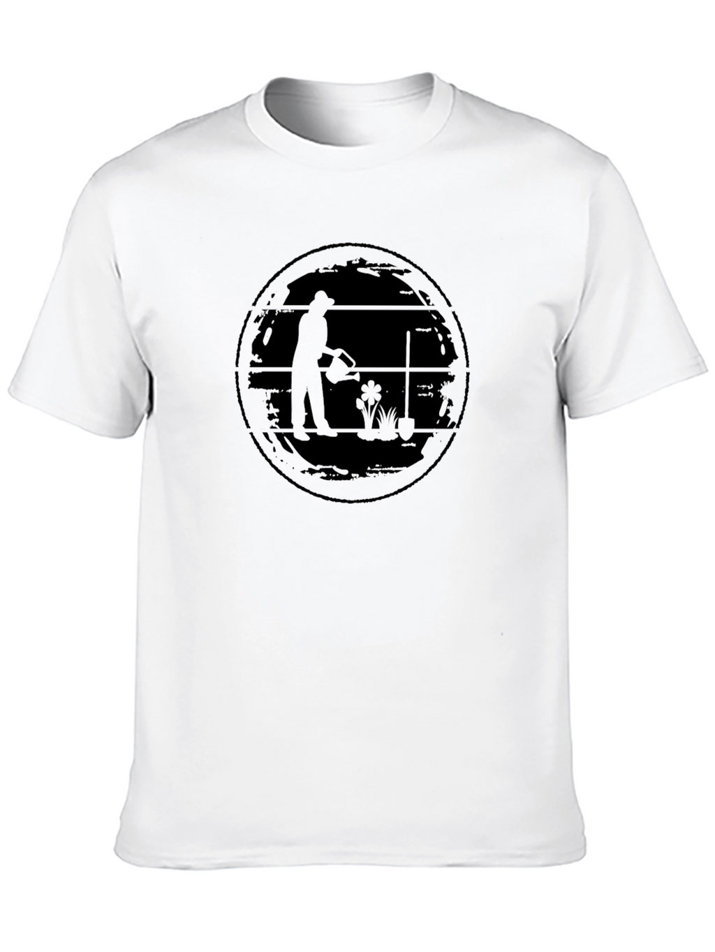 Gardener T-Shirt - Black Gardening Design