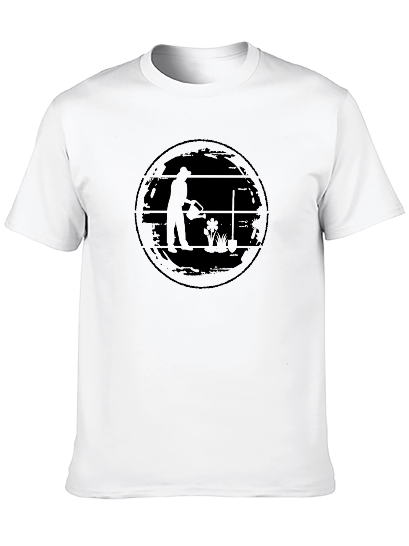 Gardener T-Shirt - Black Gardening Design