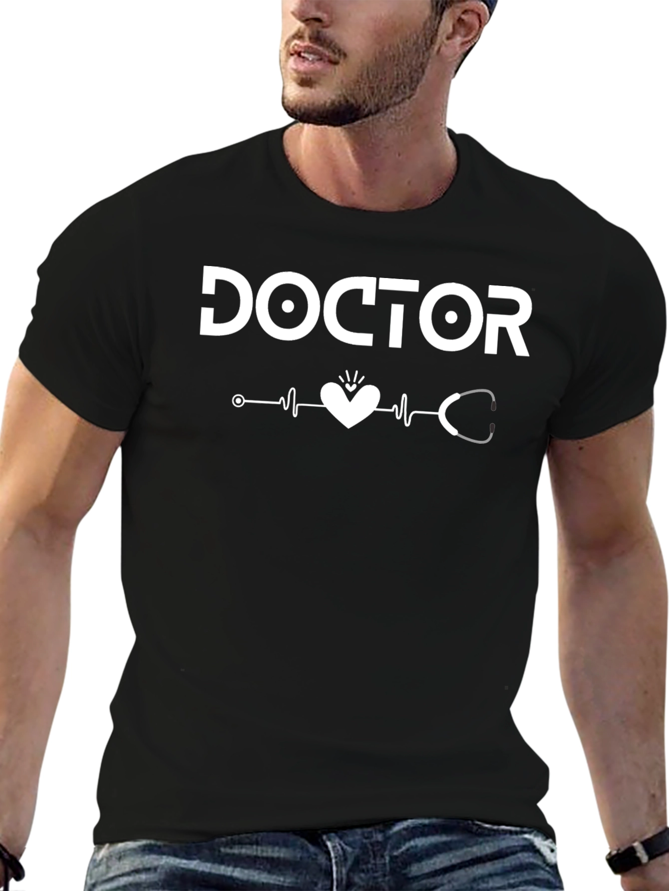 Doctor Heartbeat T-Shirt - Medical Profession Tee
