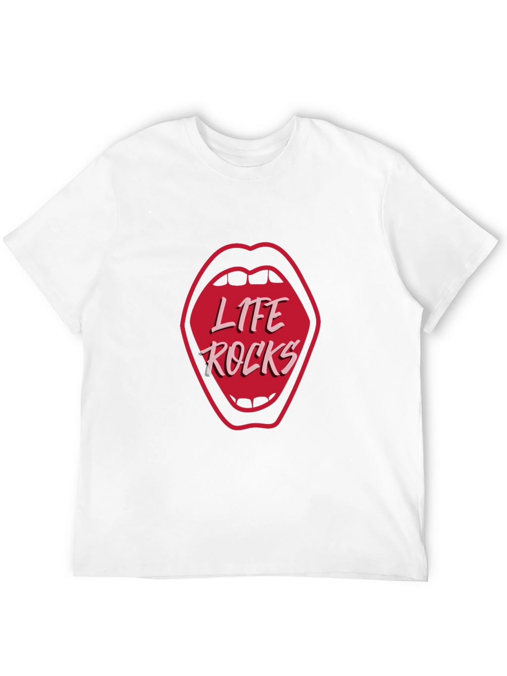 Life Rocks Graphic Tee - Black