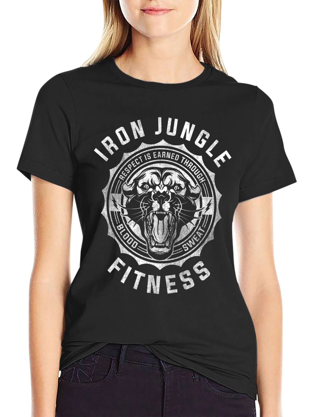 Iron Jungle Fitness Graphic T-Shirt